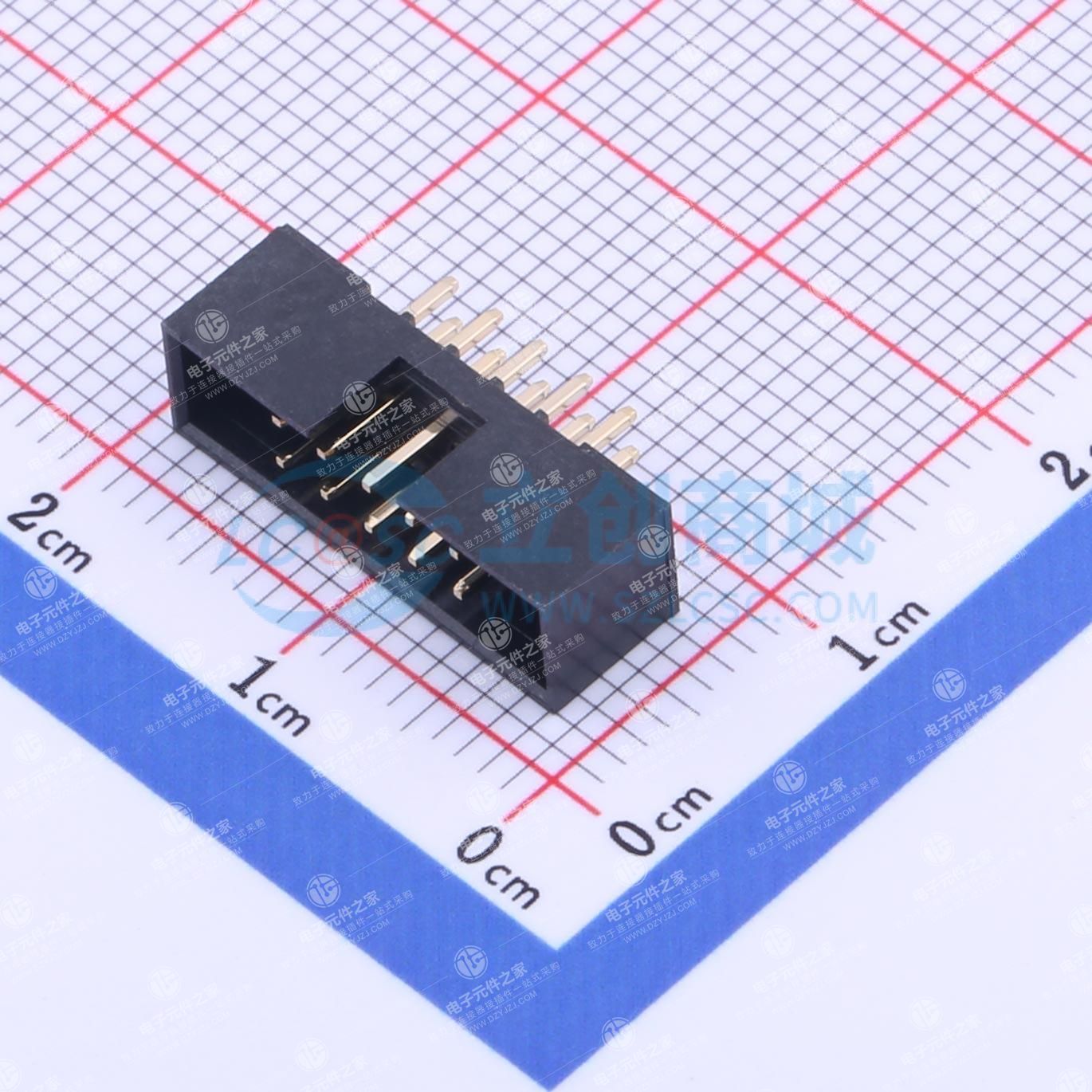 2mm 2x5P 排数:2 每排P数:5