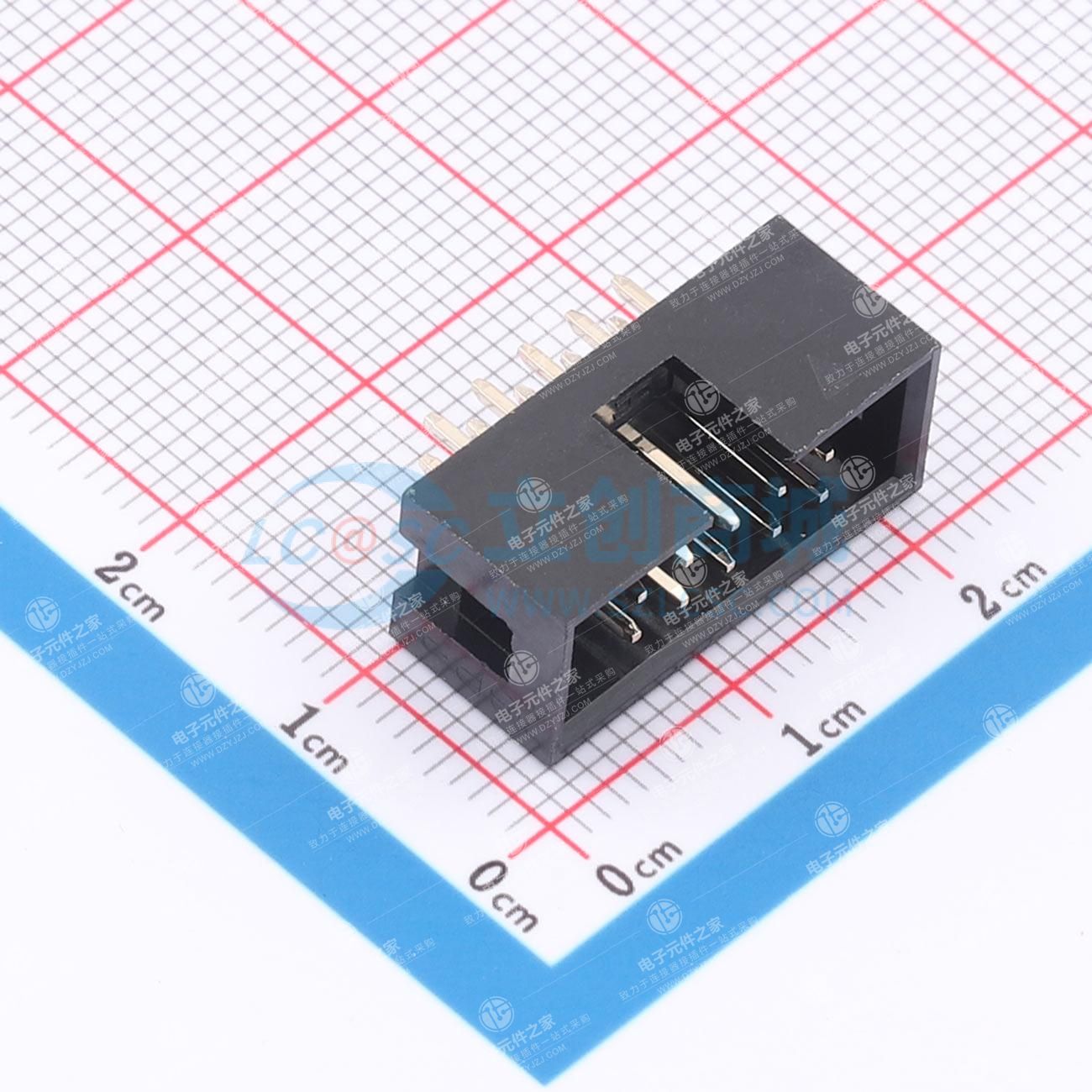 2x5P 间距:2.54mm 直插