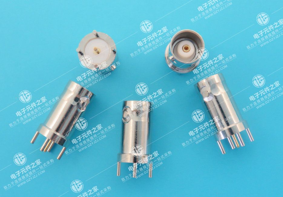 BNC 180°DIP 直插5脚 圆11 H22.3