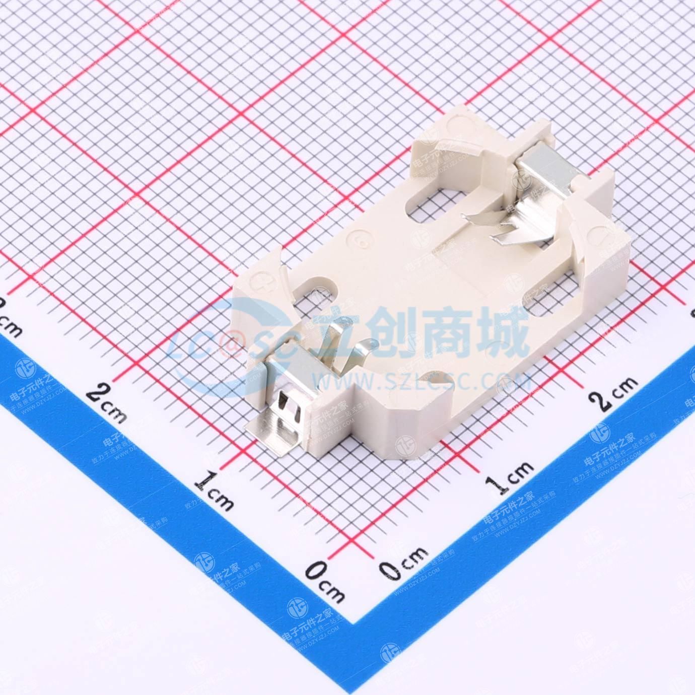 白色 电池底座 适用电池:CR2032