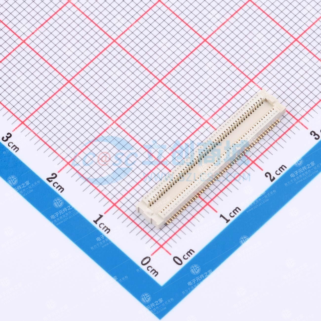 PIN:10P 间距:0.5mm 立贴