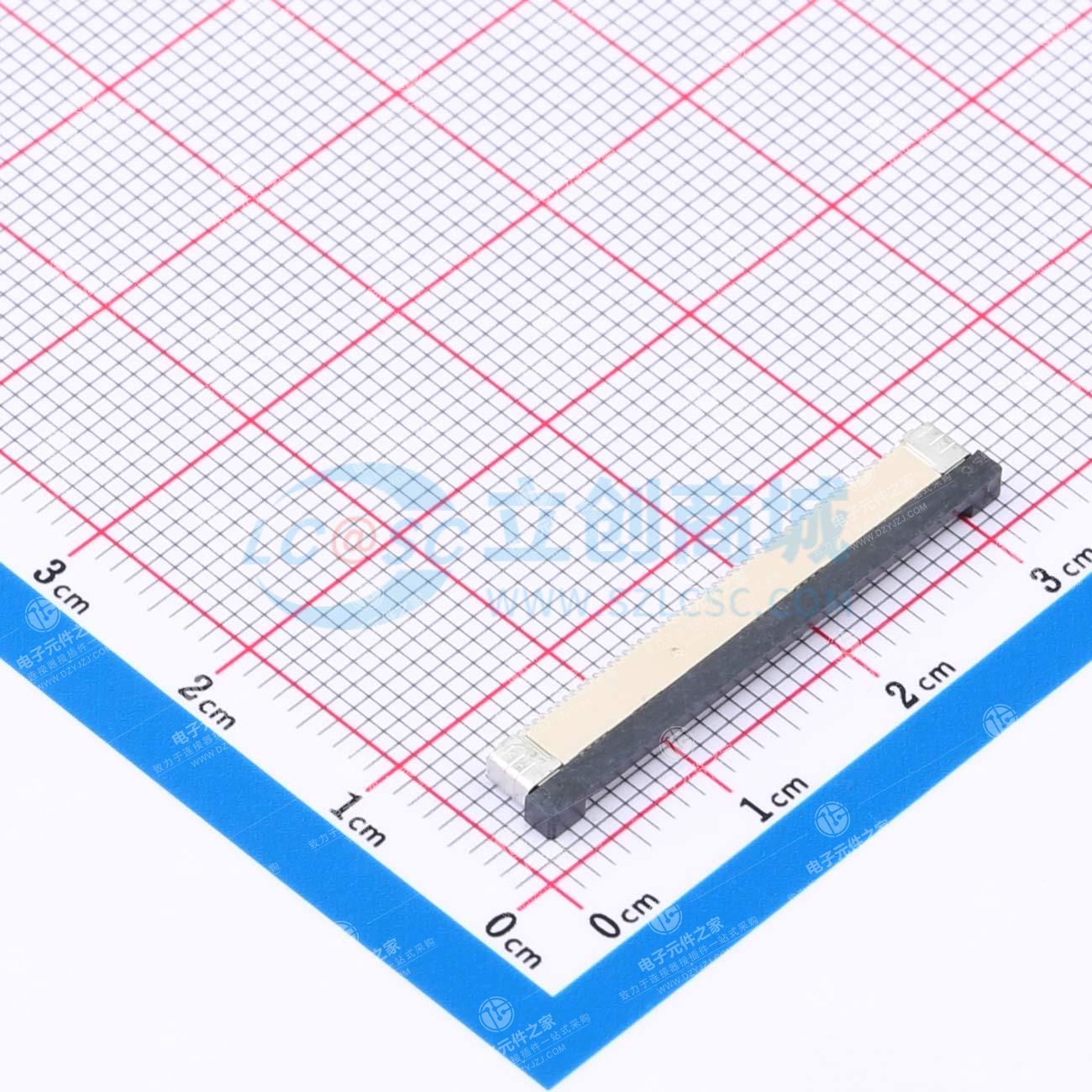 抽屉式 下接 P数:50P 间距:0.5mm