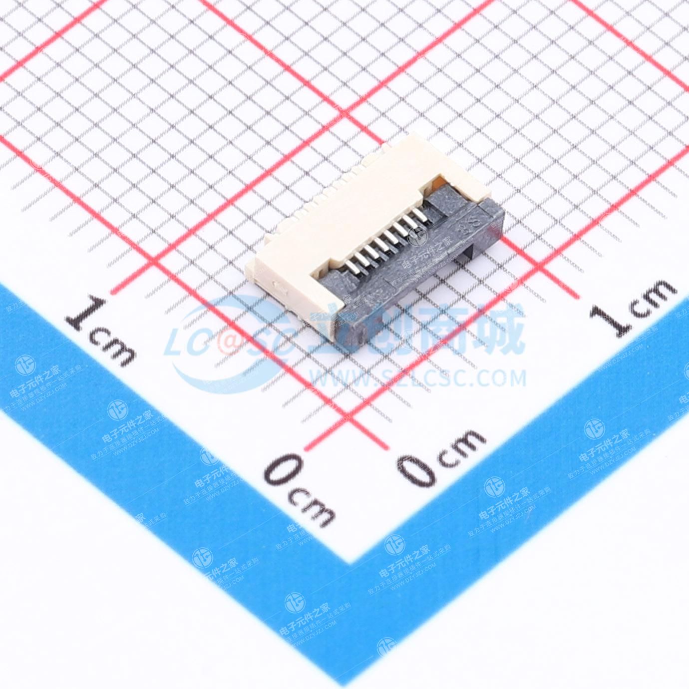 翻盖式 下接 P数:8P 间距:0.5mm