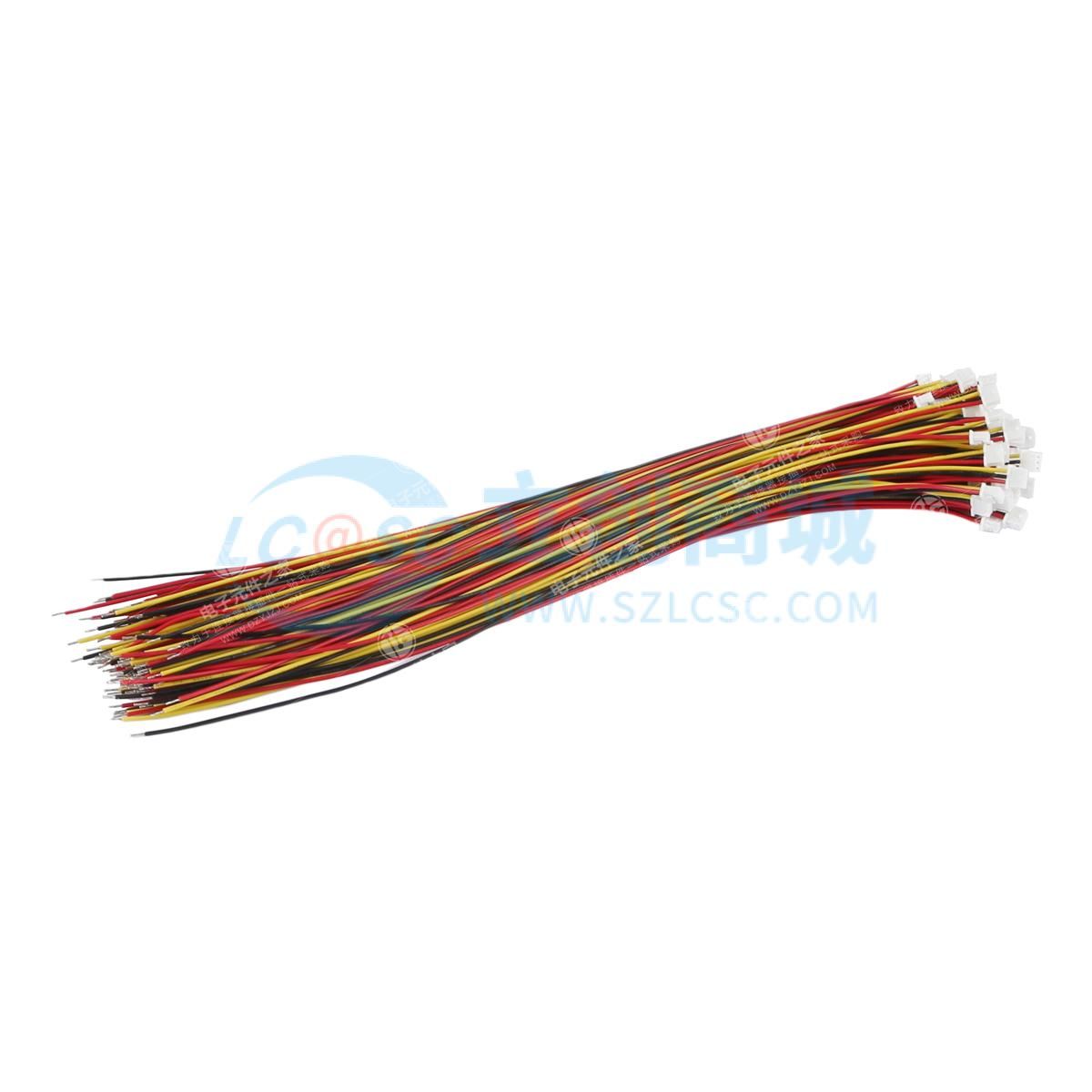 JXTCONN(聚兴泰) 端子线 MX1.25-3Y-200MM 单端镀锡3.0MM/UL1571 28#