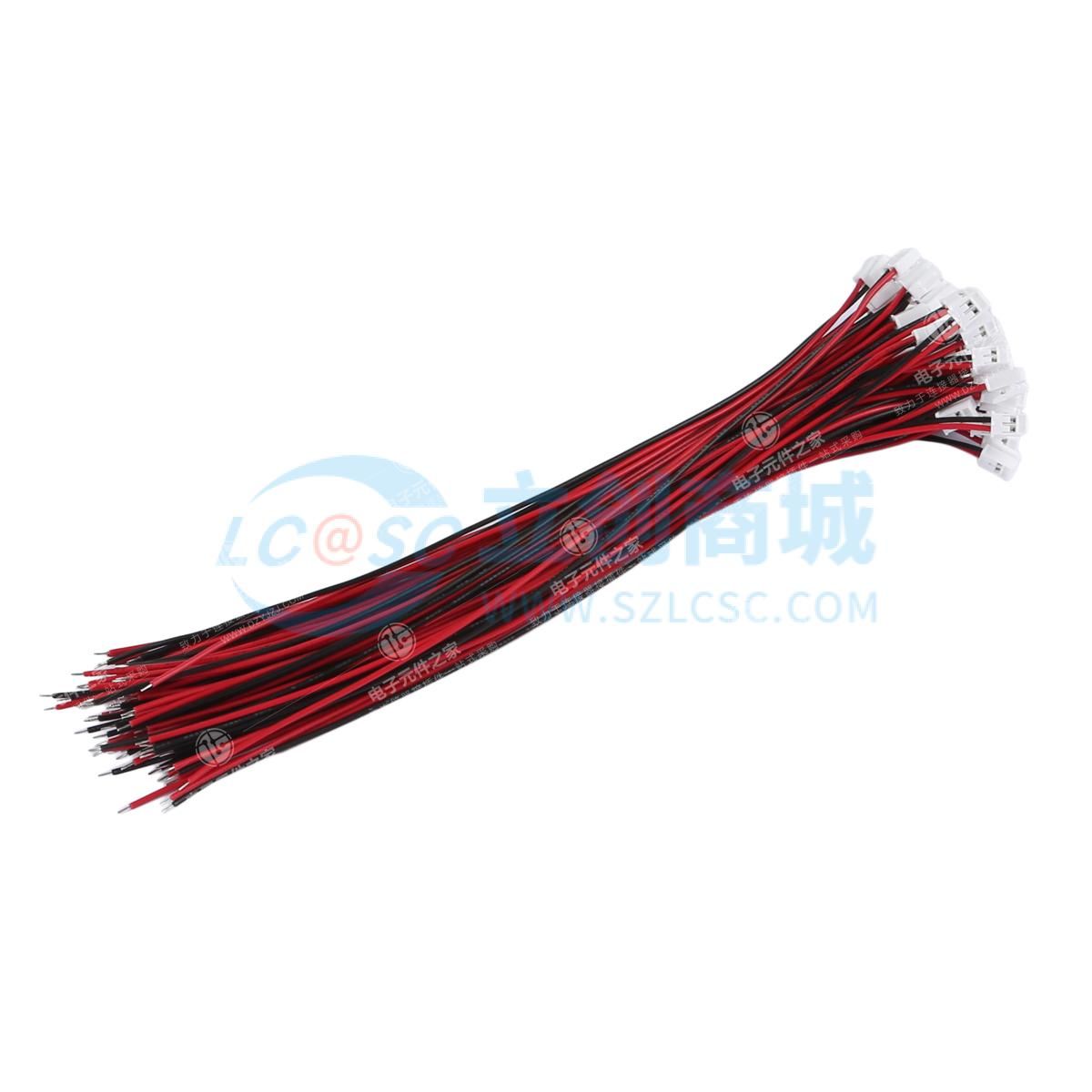JXTCONN(聚兴泰) 端子线 HY2.0-2Y-200MM 单端镀锡3.0MM/UL1007 26#
