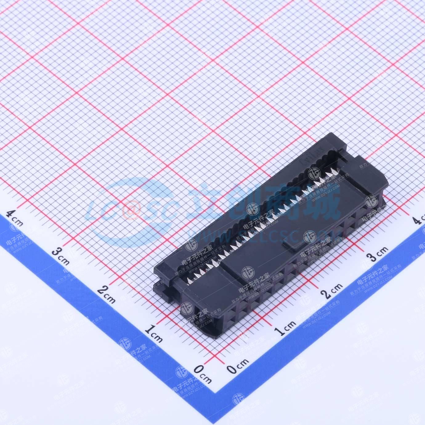 2.54mm 2x13P 排数:2 每排P数:13