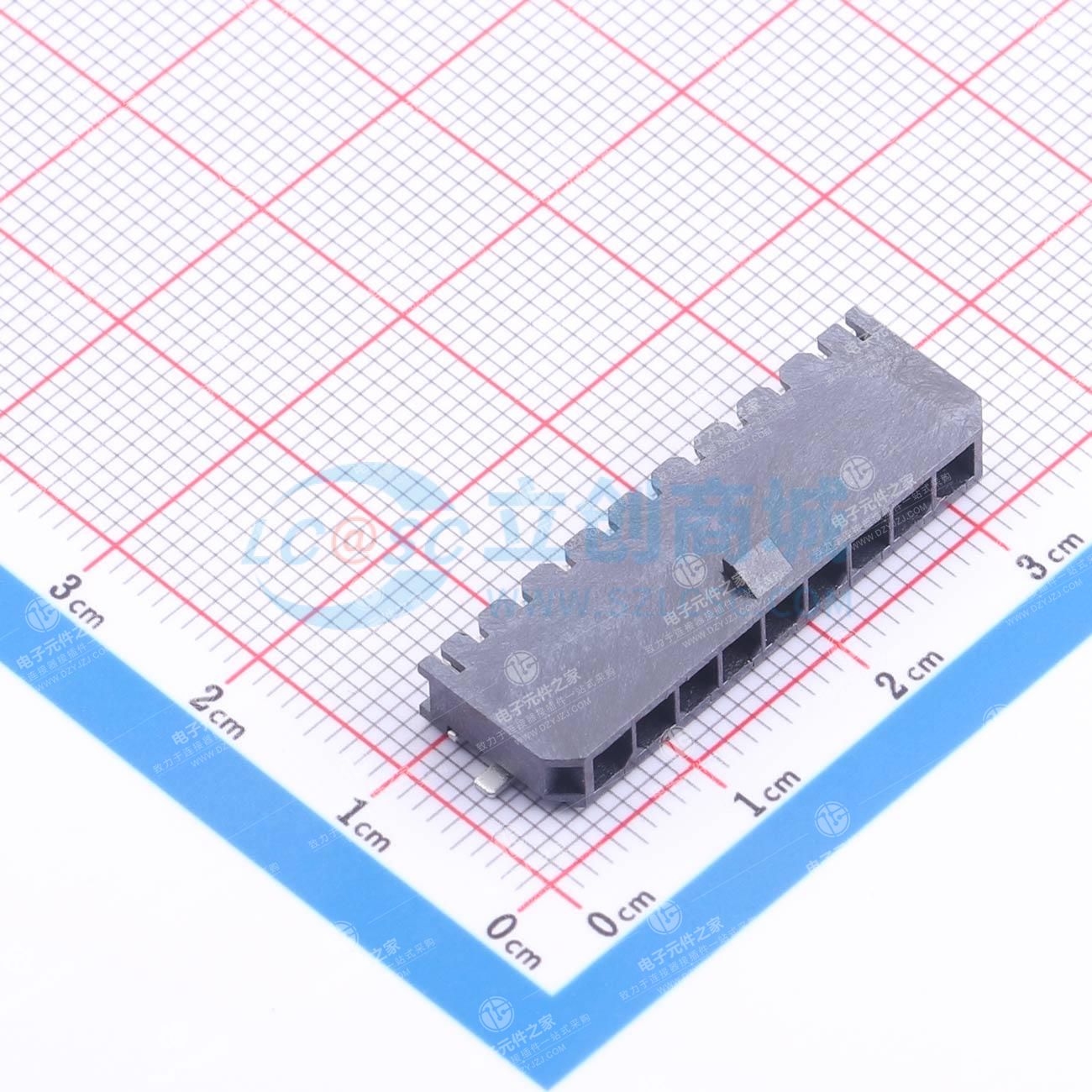 1x9P 间距:3mm 卧贴