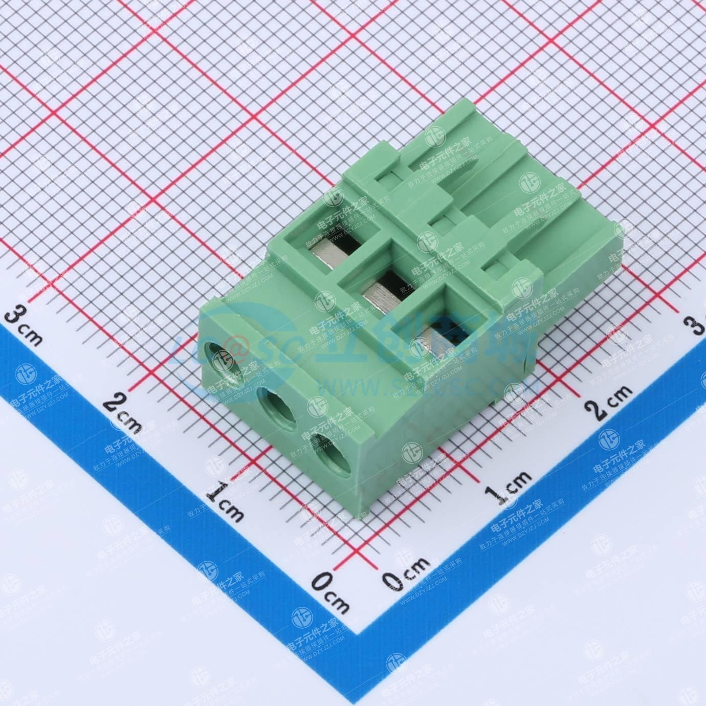 1x3P 5.08mm 排数:1 每排P数:3