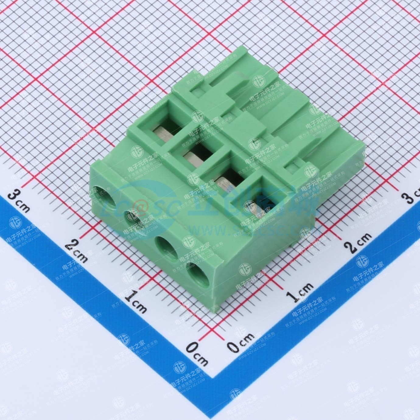 1x4P 5.08mm 排数:1 每排P数:4