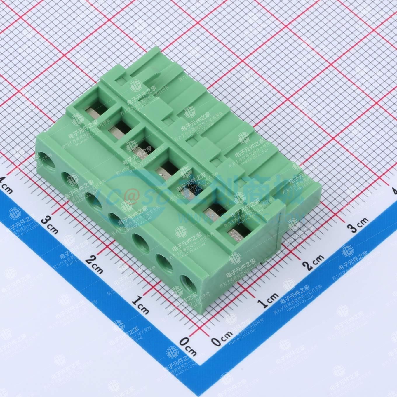 1x7P 5.08mm 排数:1 每排P数:7