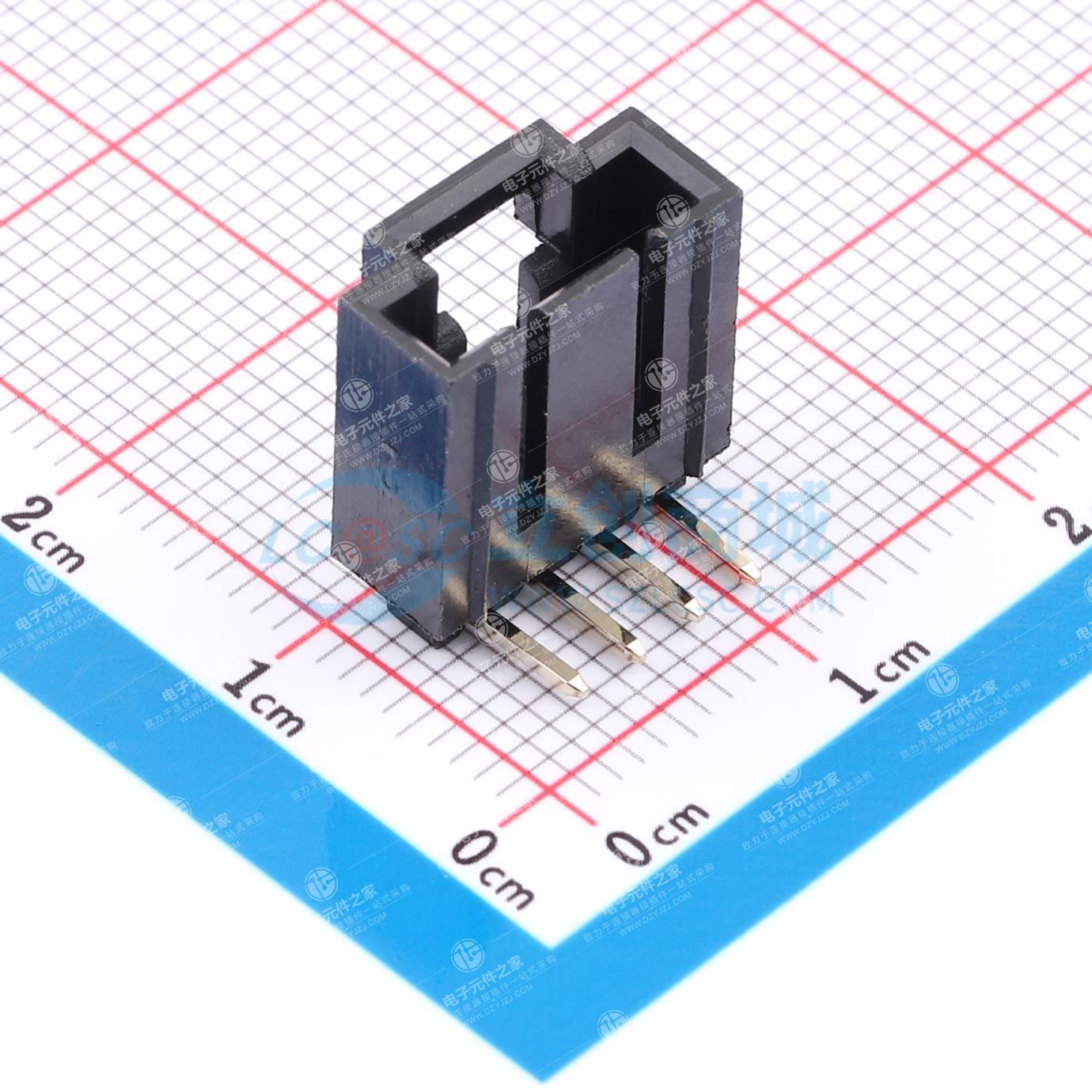 1x4P 2.54mm 直插