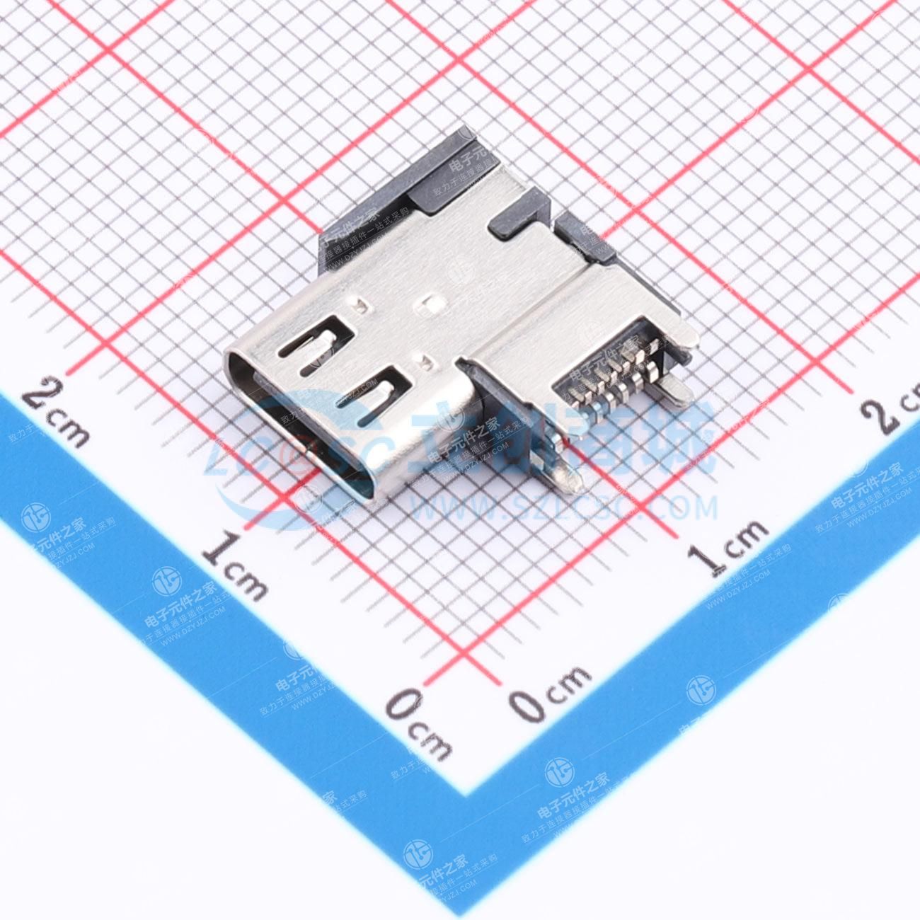 Type-C 母 侧贴