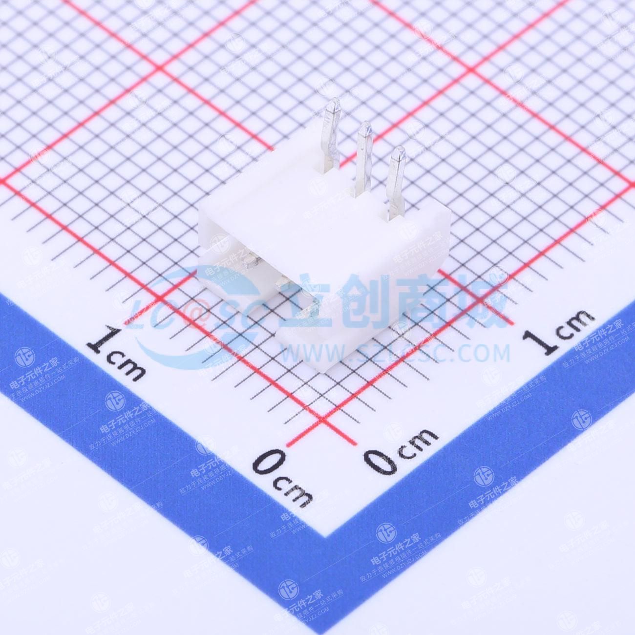 1x3P 间距:2mm 弯插