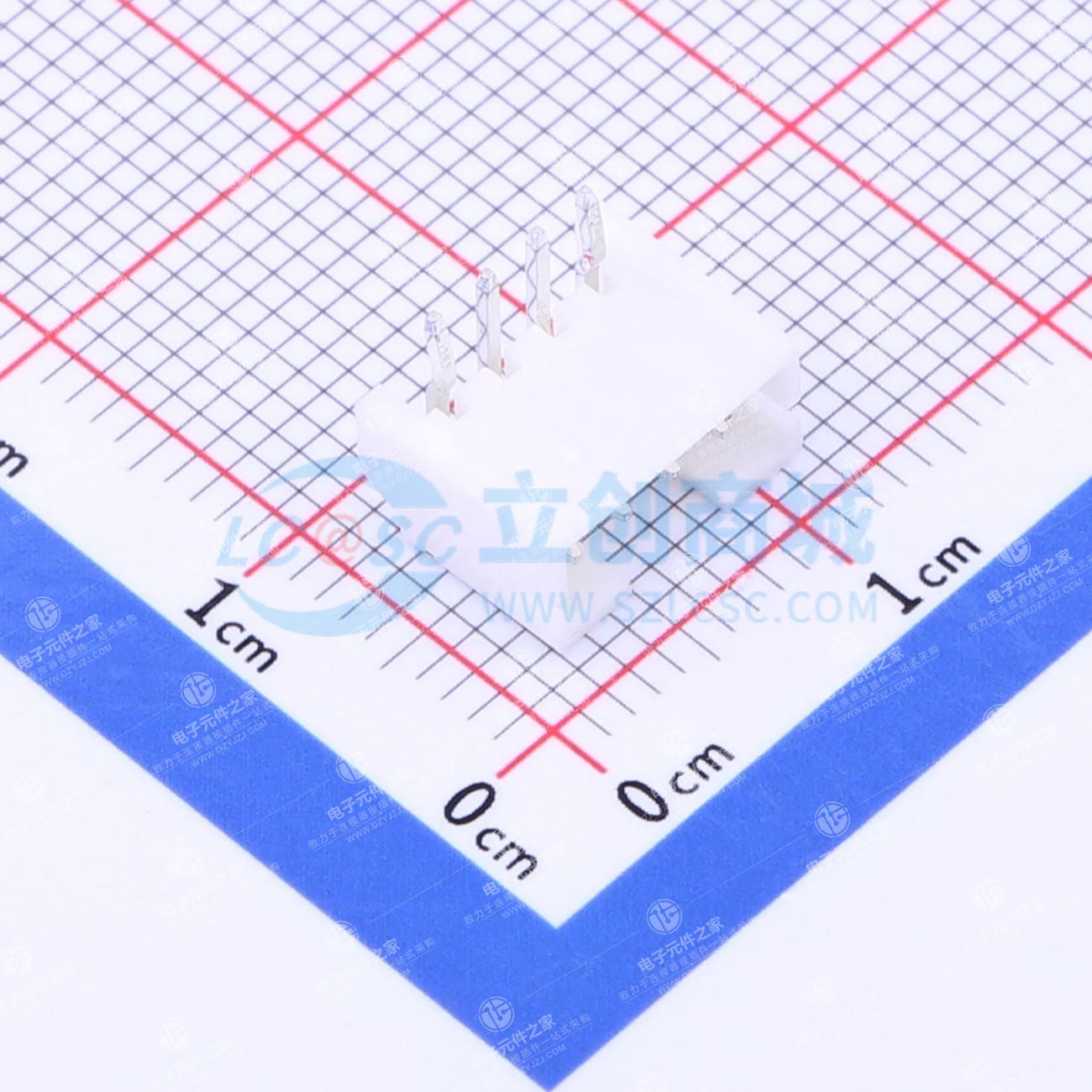 1x4P 间距:2mm 弯插