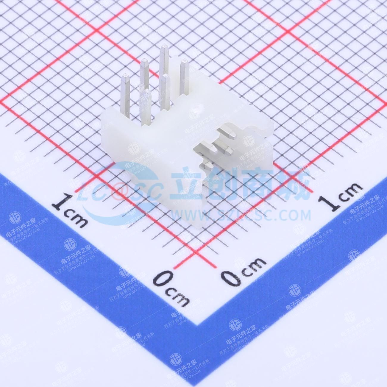 2x3P 间距:2mm 弯插