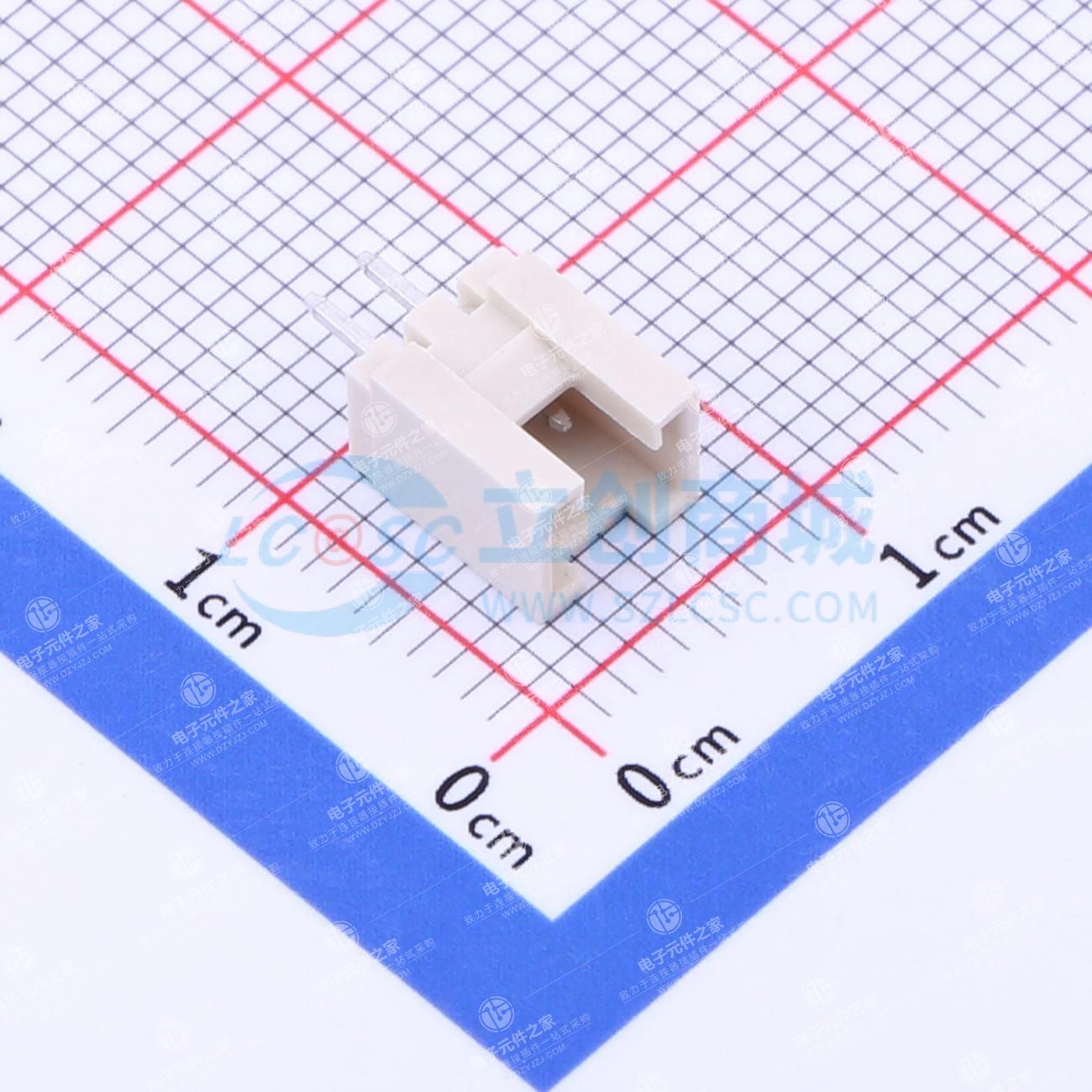 1x2P 间距:2mm 直插