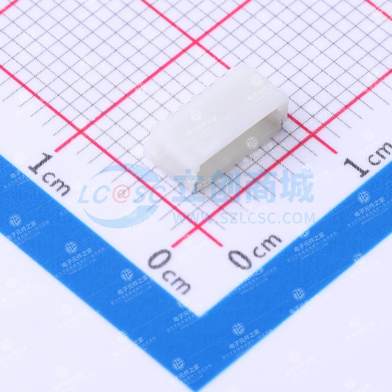 1x6P 间距:1mm 卧贴