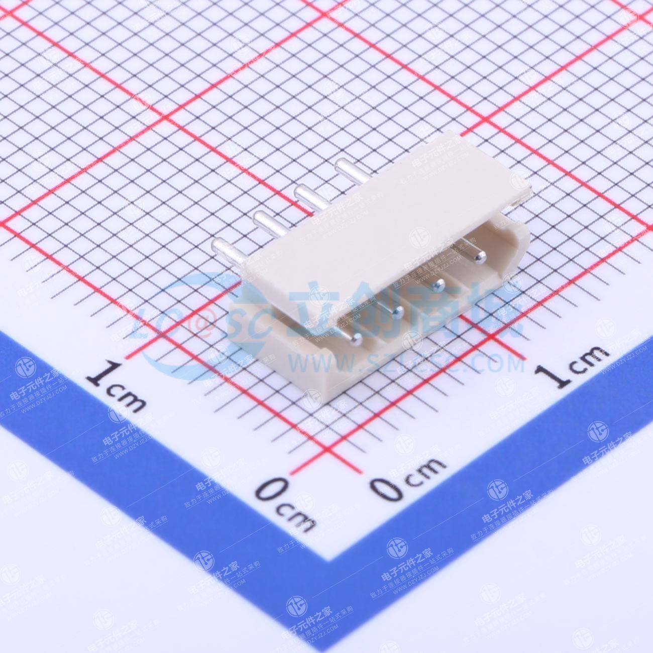 1x4P 间距:2.5mm 直插