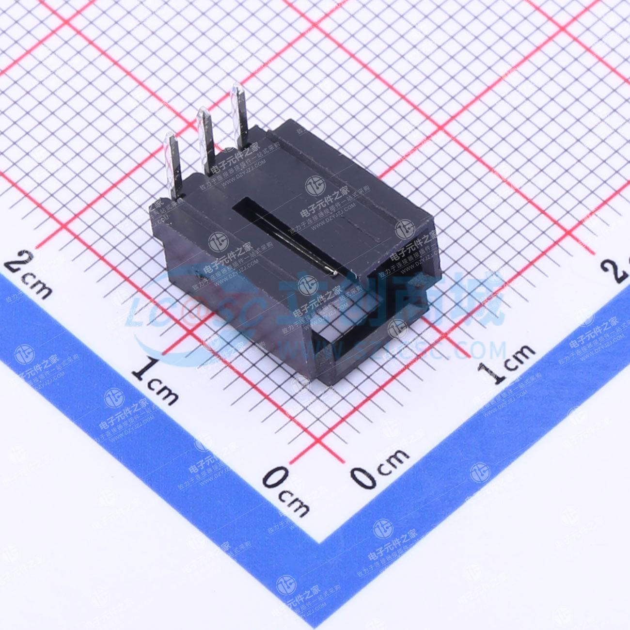 1x3P 间距:2.54mm 弯插