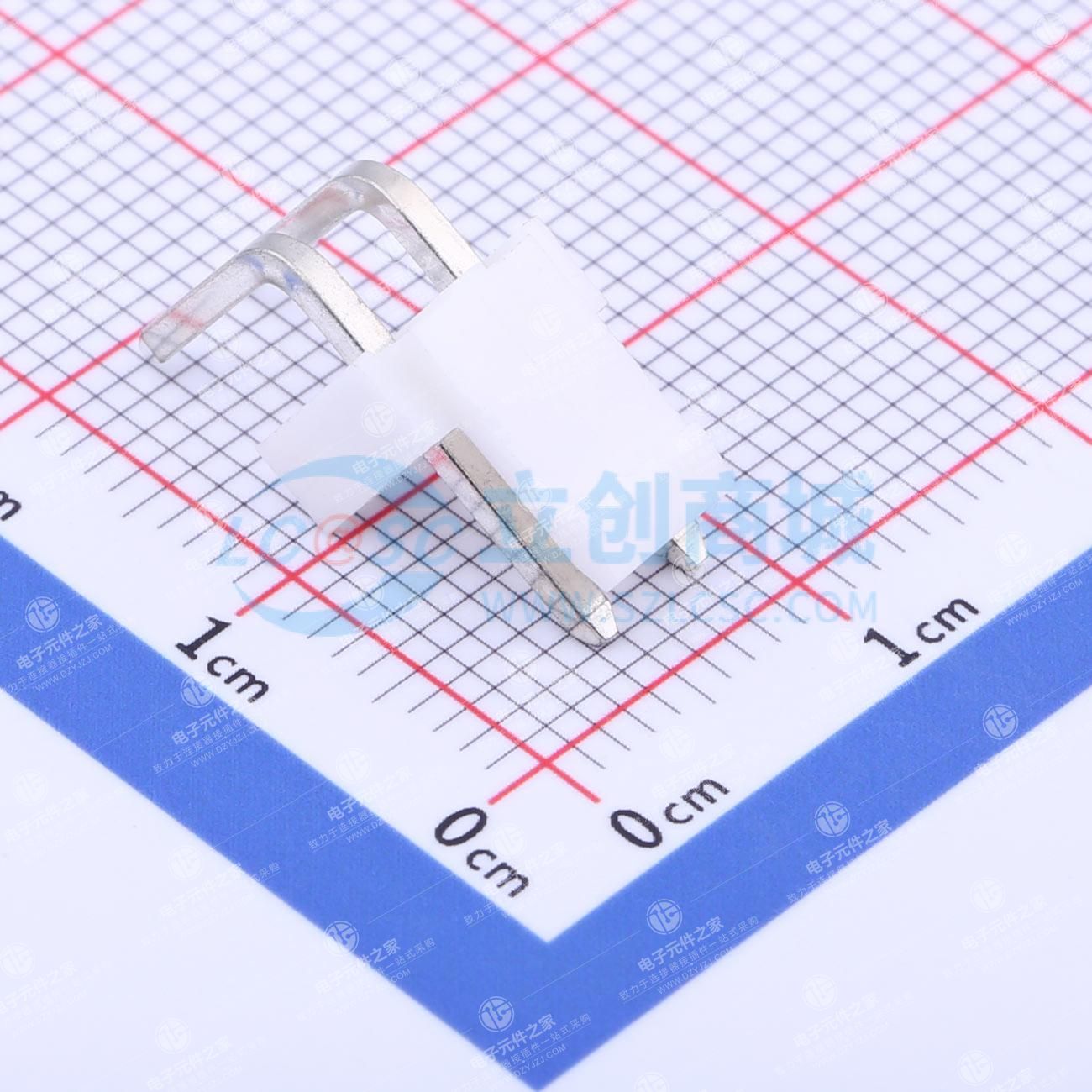 1x2P 间距:3.96mm 弯插