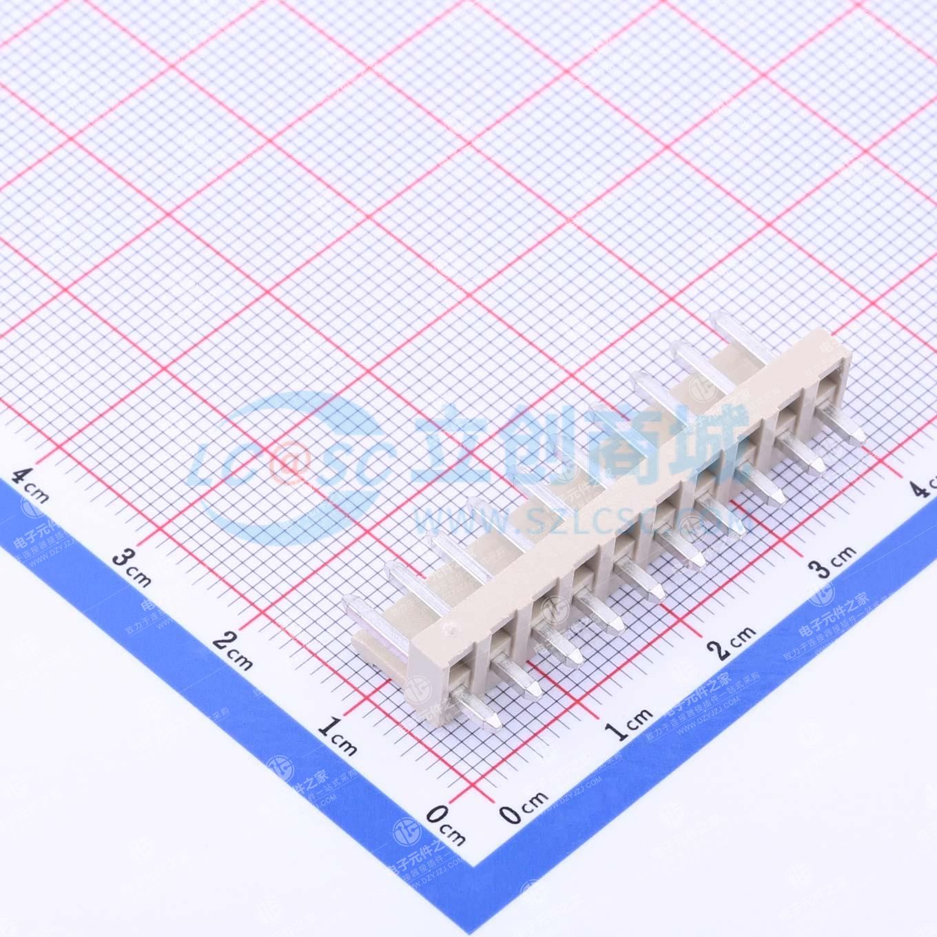 1x10P 间距:3.96mm 直插
