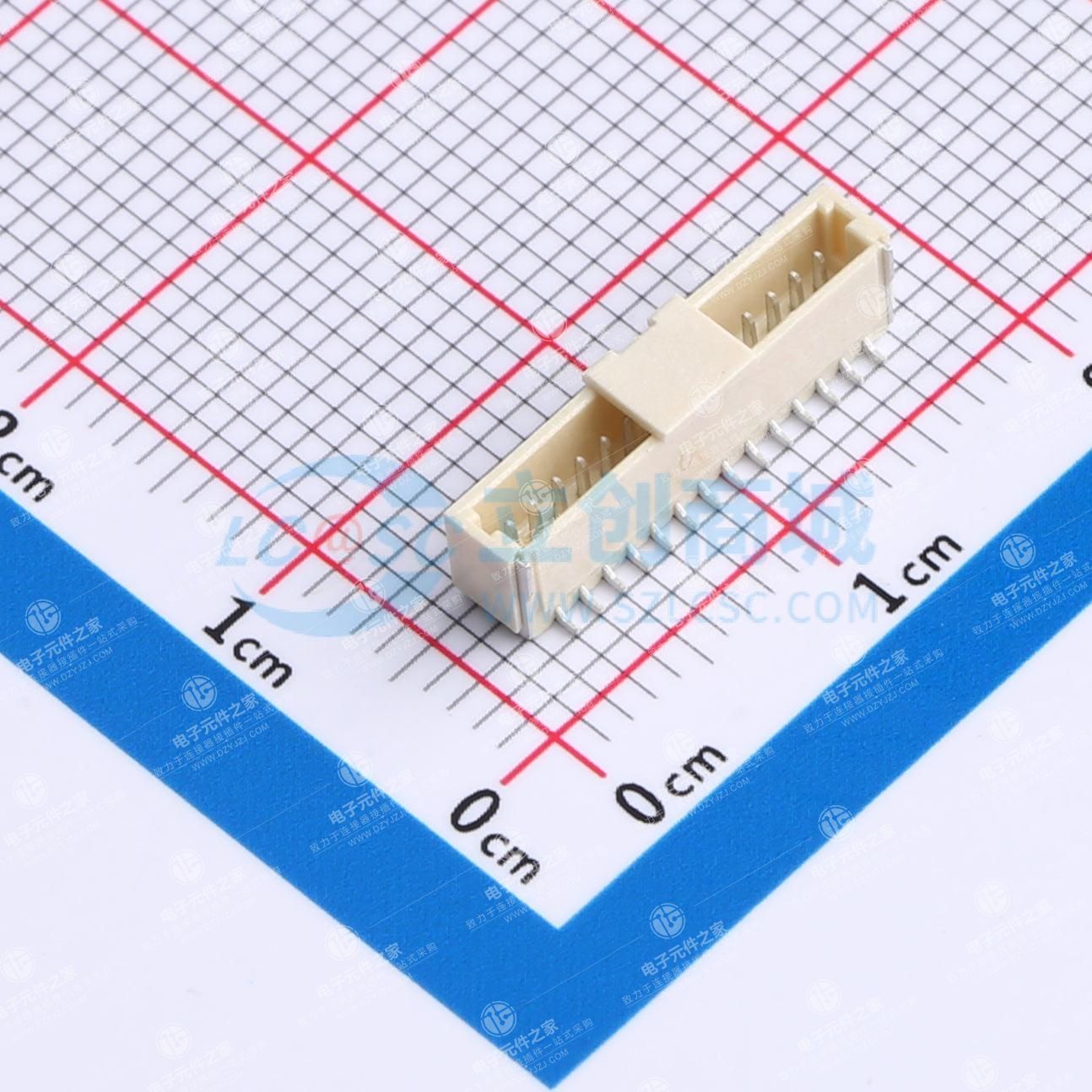 1x14P 1mm 立贴