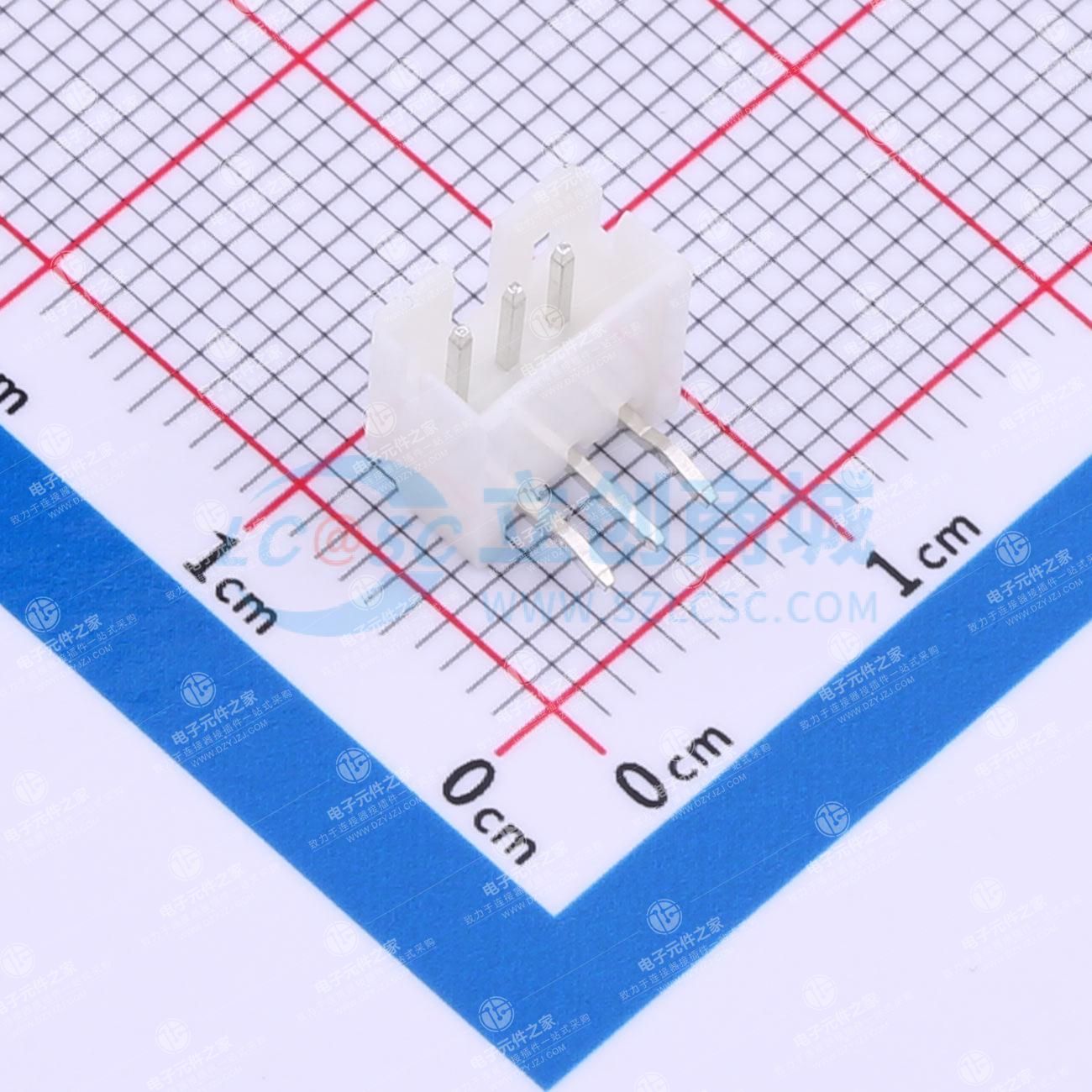 1x3P 2mm 弯插