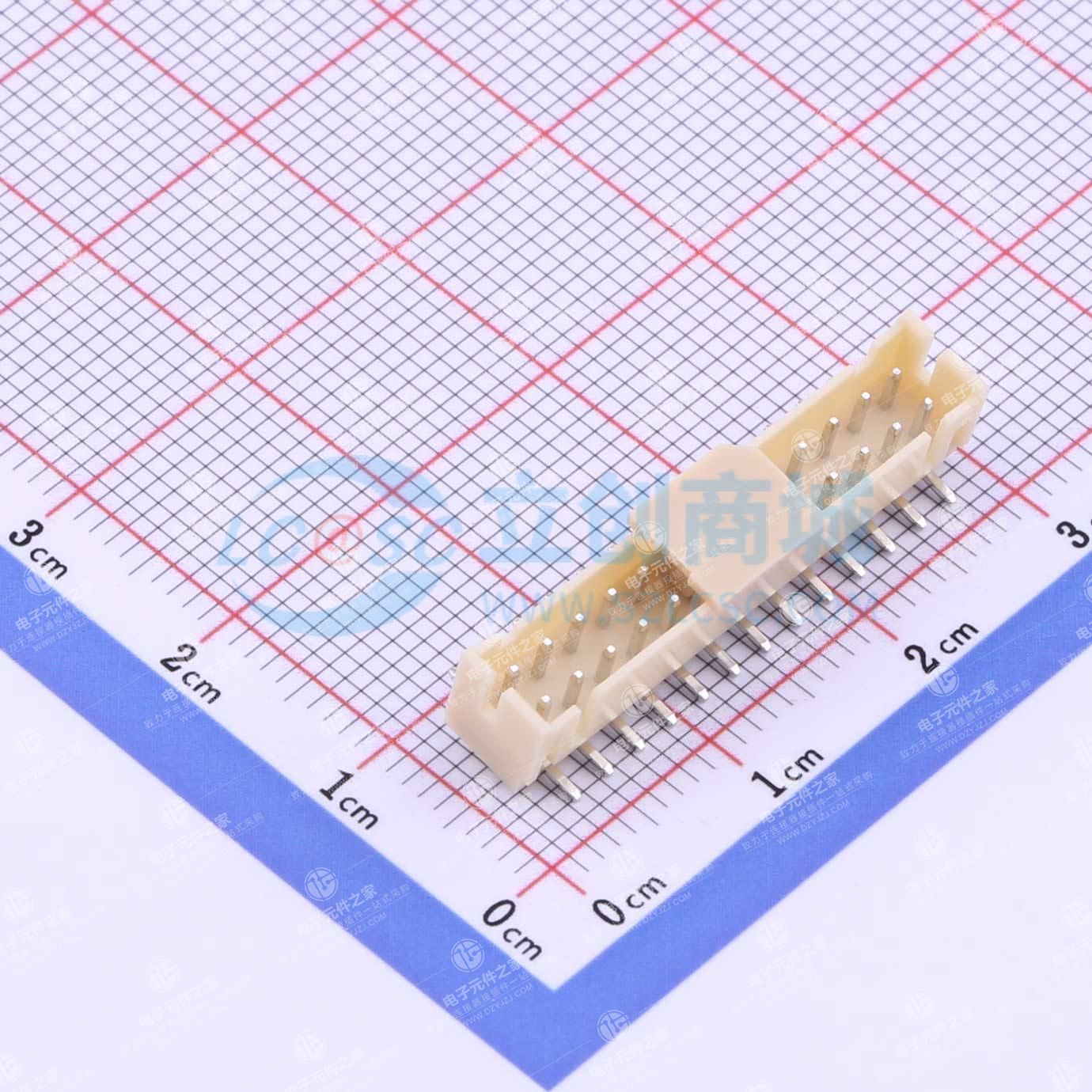 2x13P 间距:2mm 立贴