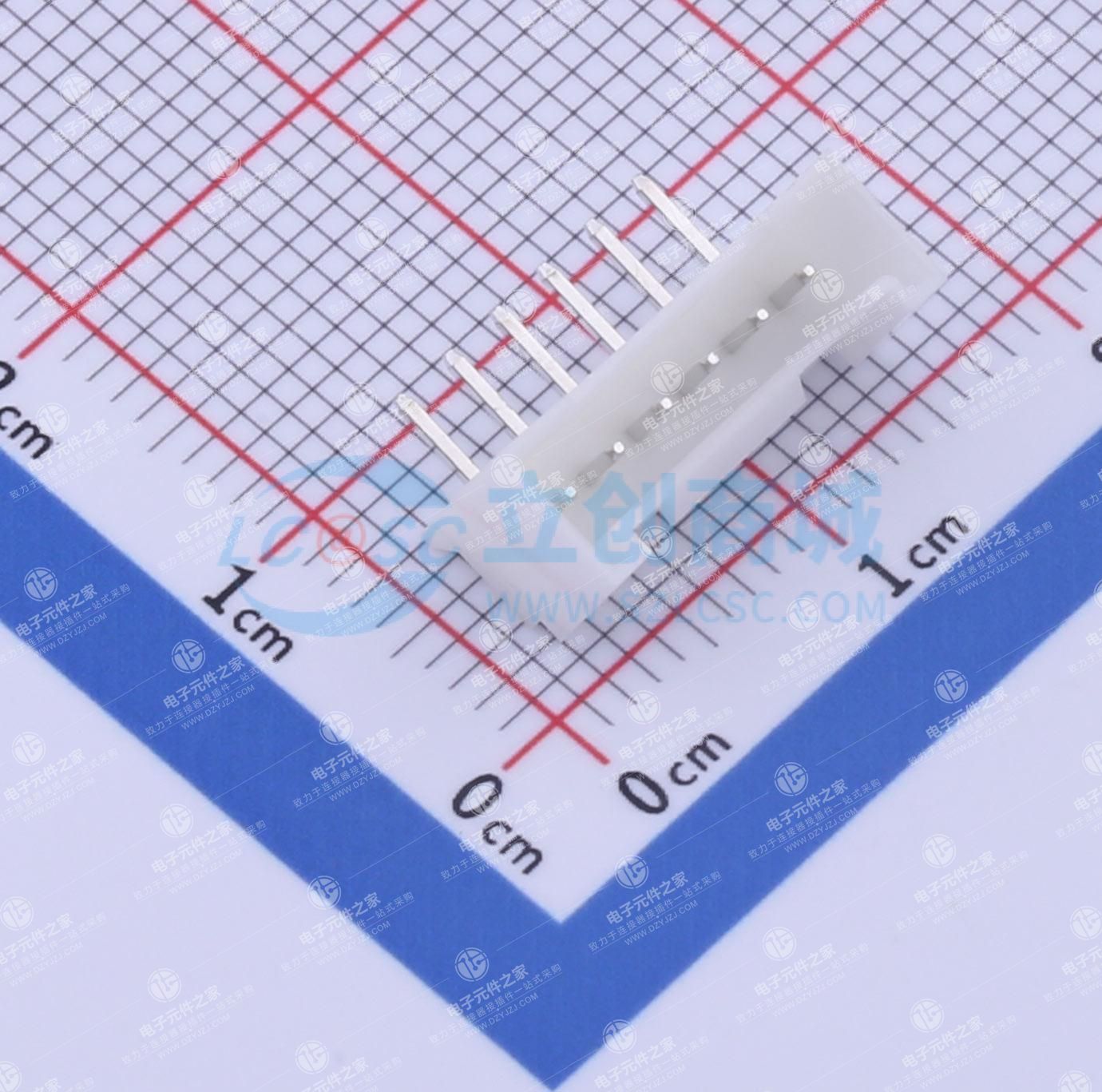 1x6P 间距:2mm 弯插