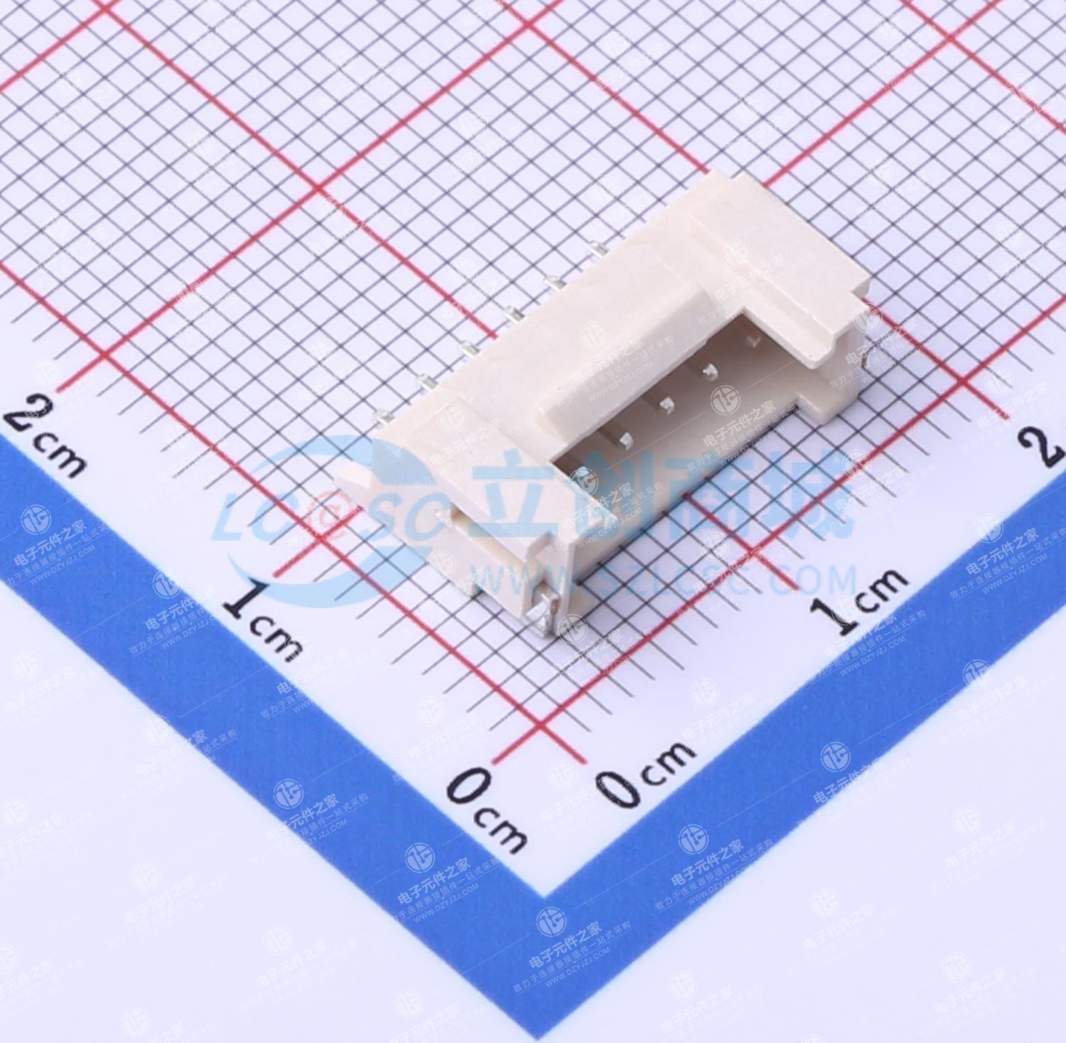 1x6P 间距:2mm 卧贴