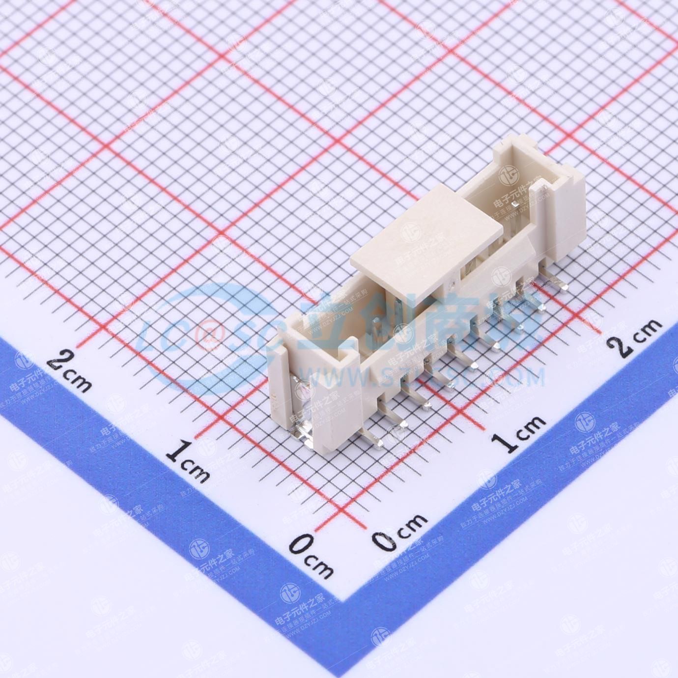 1x9P 间距:2mm 立贴
