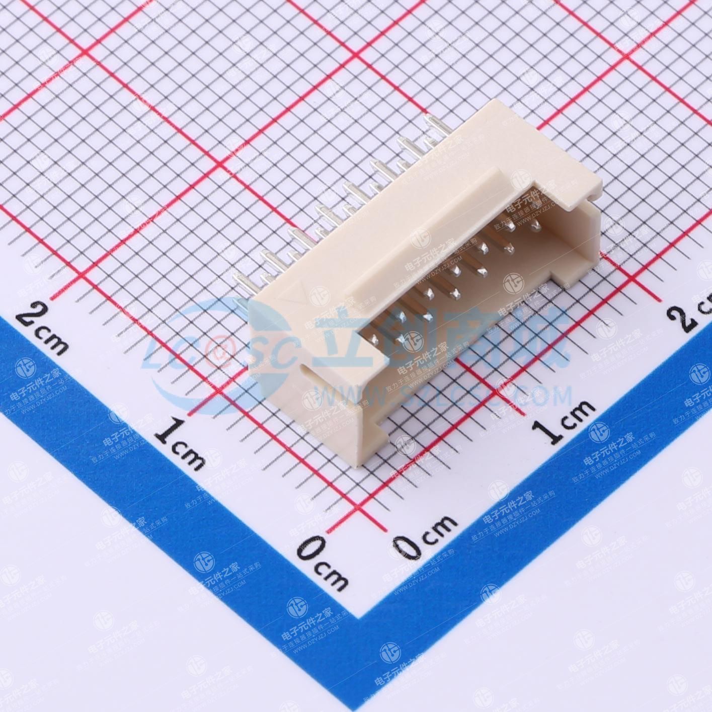 2x8P 2mm 直插
