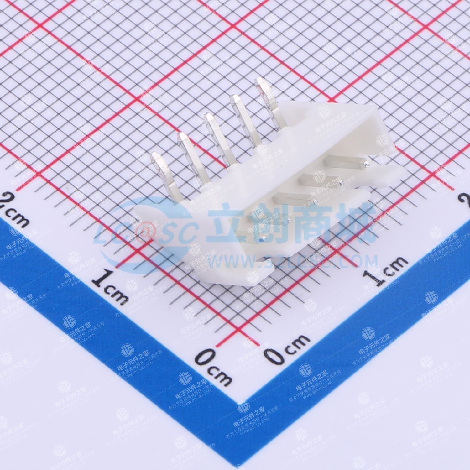 1x5P 2.5mm 弯插