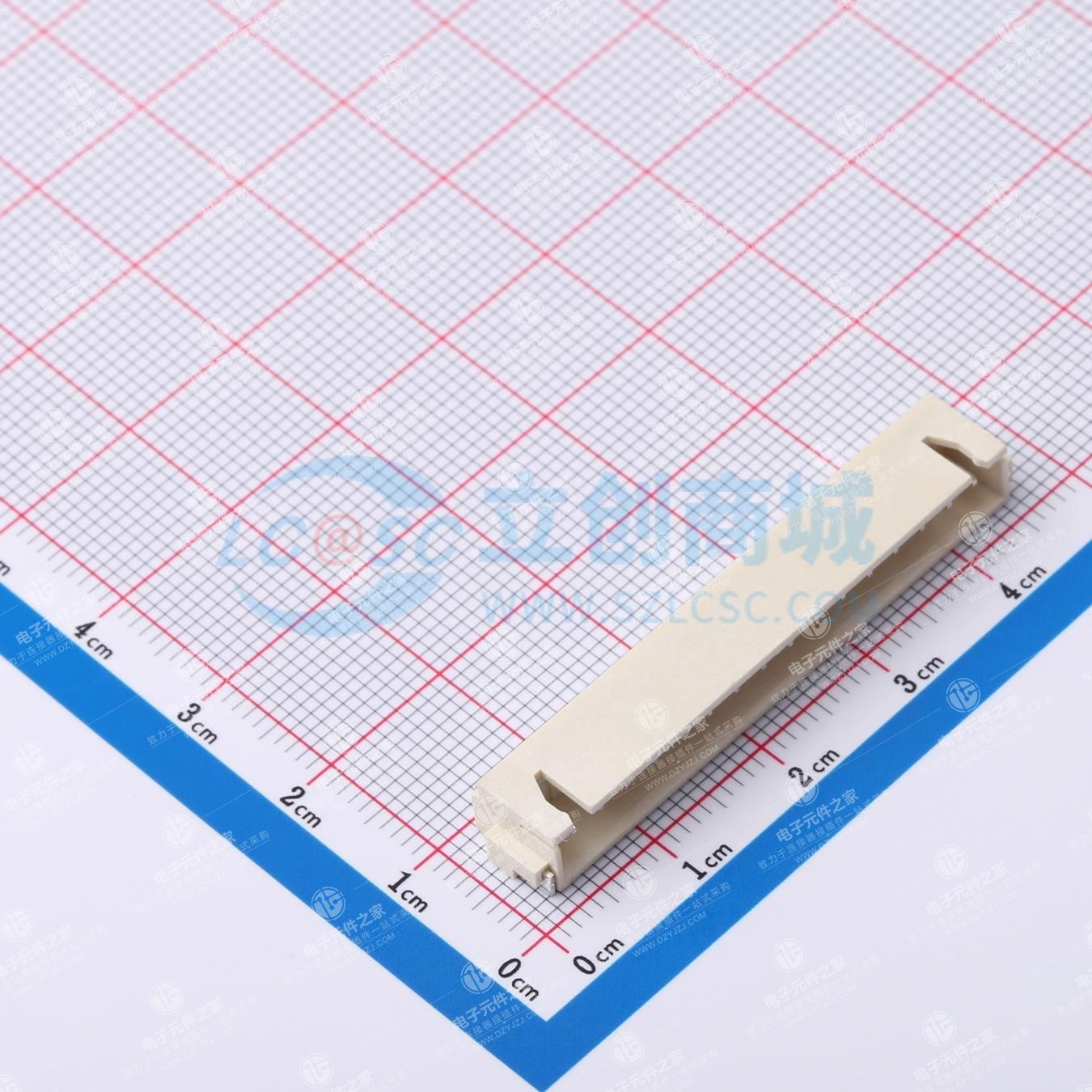 1x16P 间距:2.5mm 卧贴