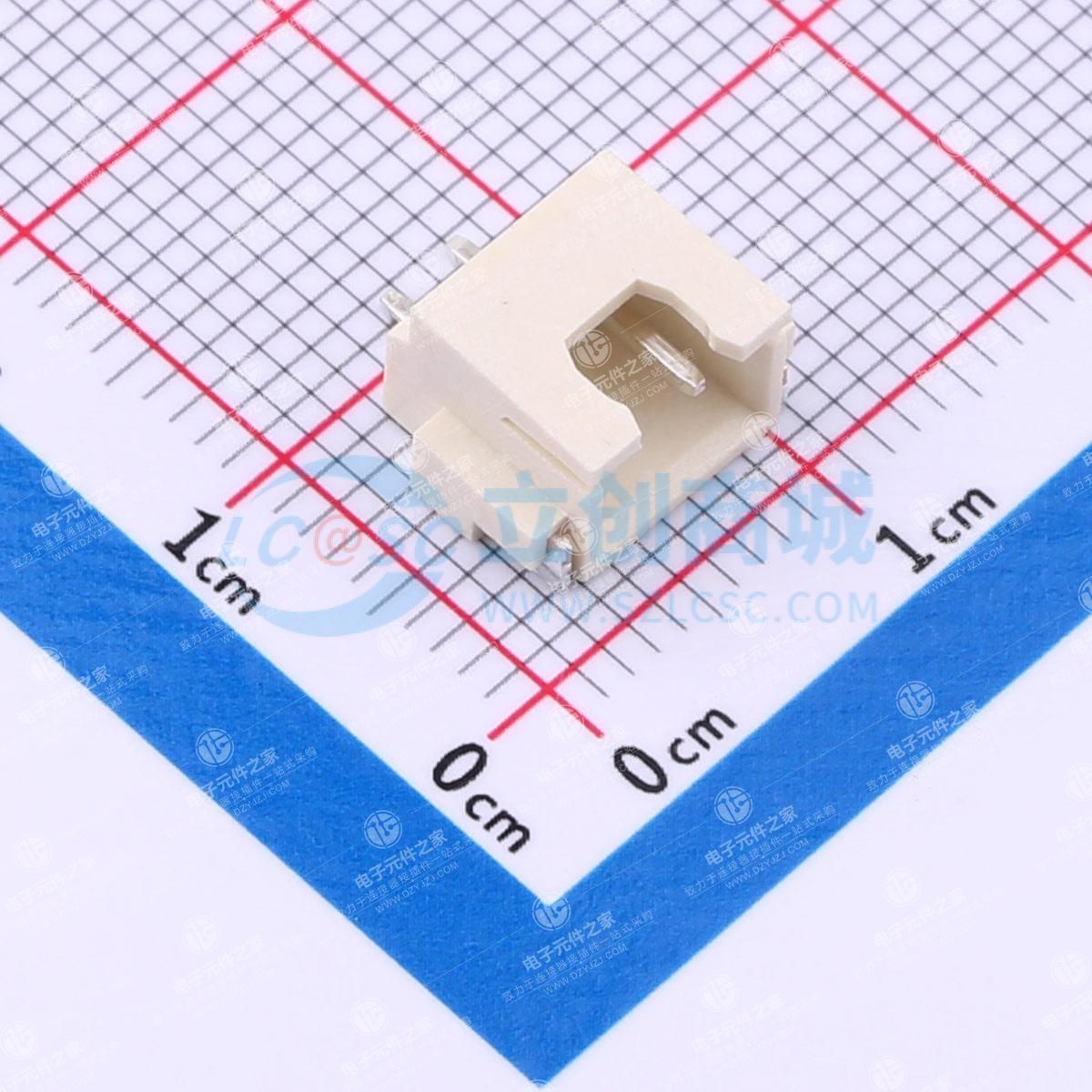 1x2P 2.5mm 卧贴
