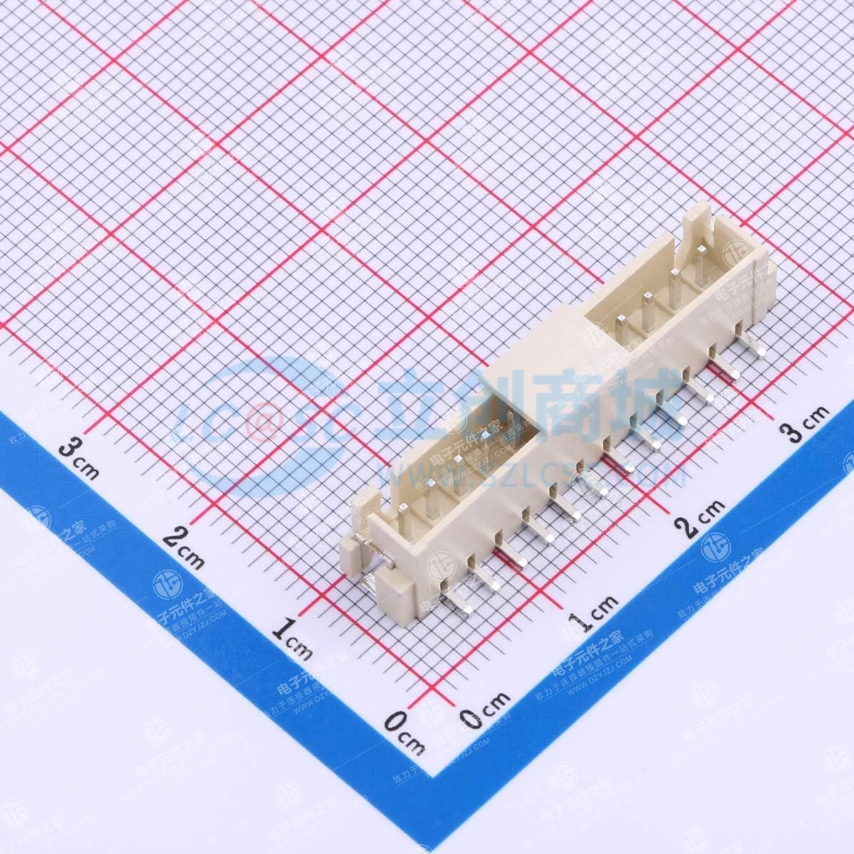 1x12P 间距:2.5mm 立贴