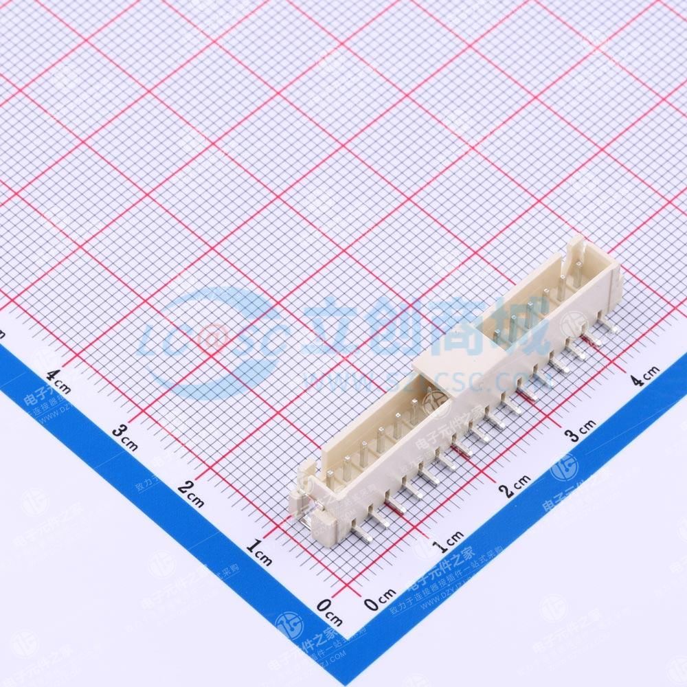 1x16P 间距:2.5mm 立贴