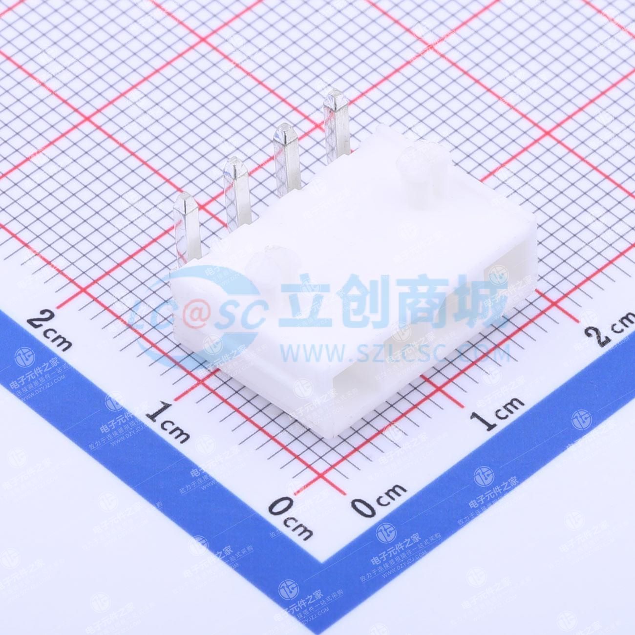 1x4P 间距:4.2mm 弯插