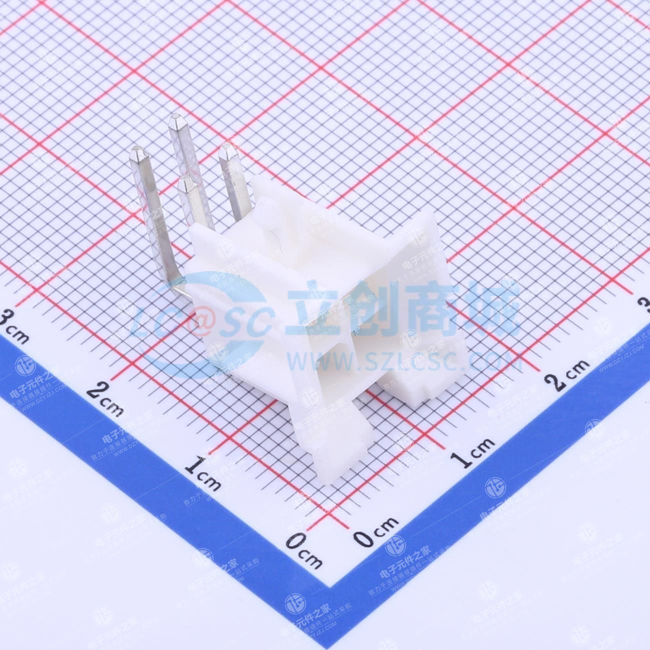 2x2P 间距:4.2mm 弯插