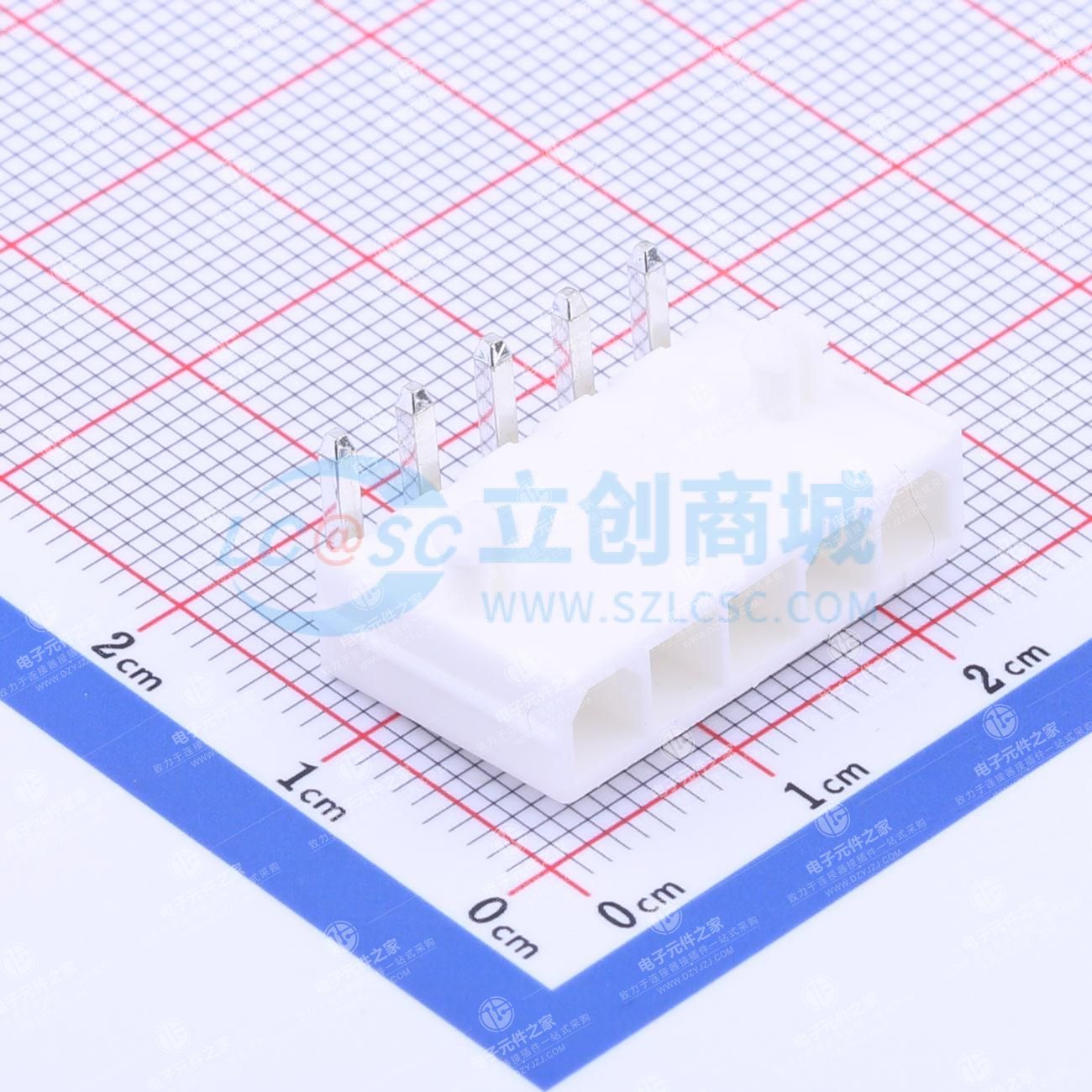 1x5P 间距:4.2mm 弯插