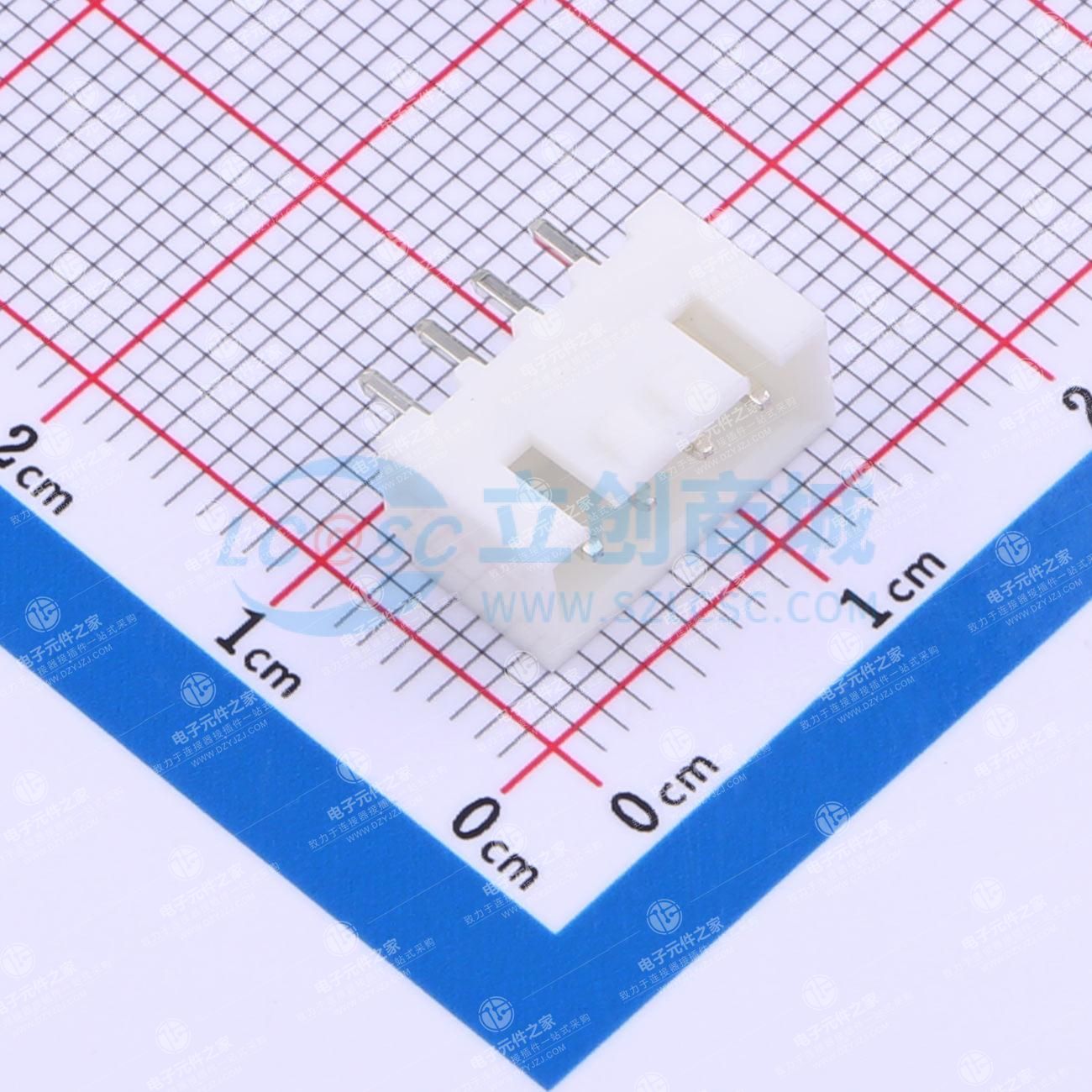 1x4P 间距:2.5mm 直插