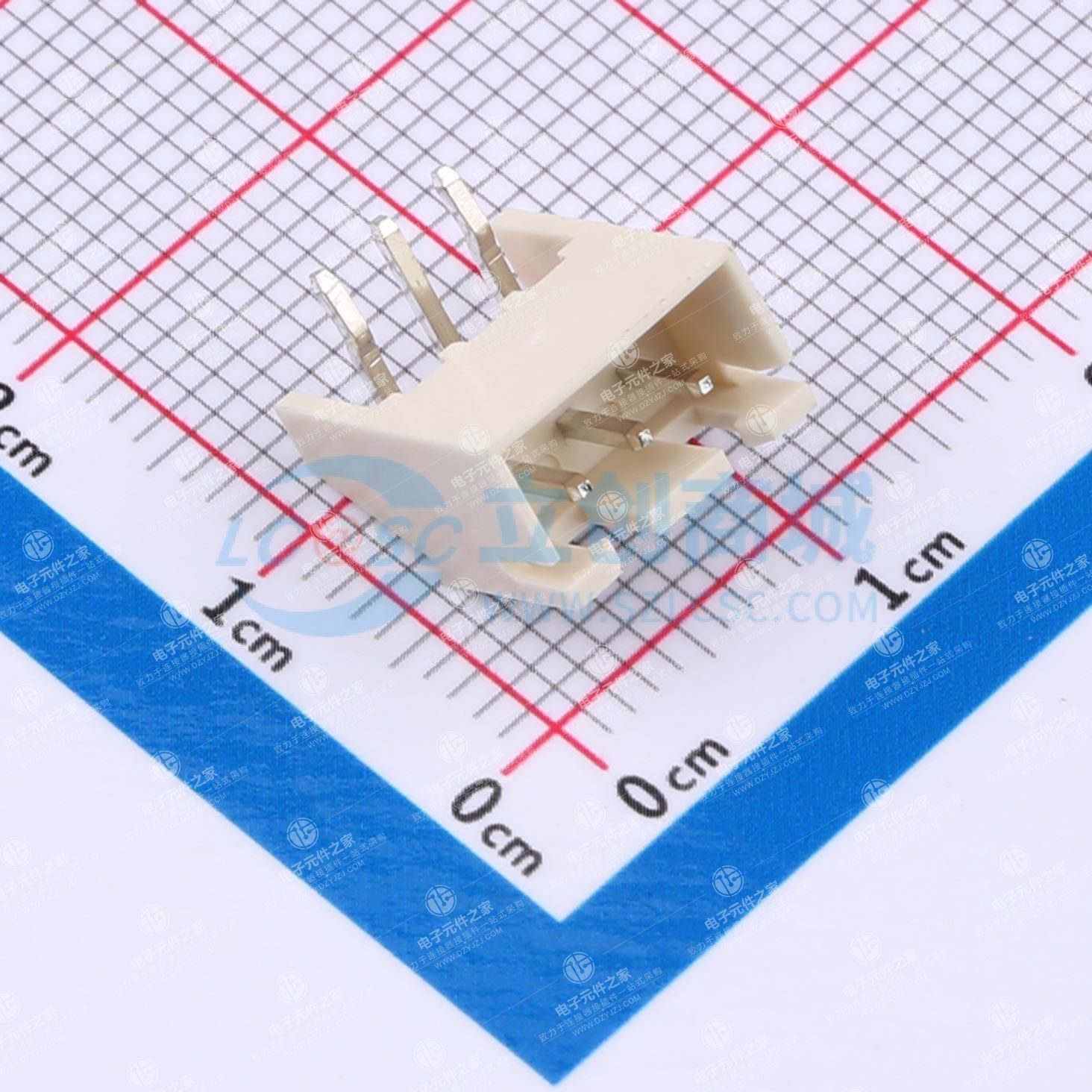 1x3P 间距:2.5mm 弯插