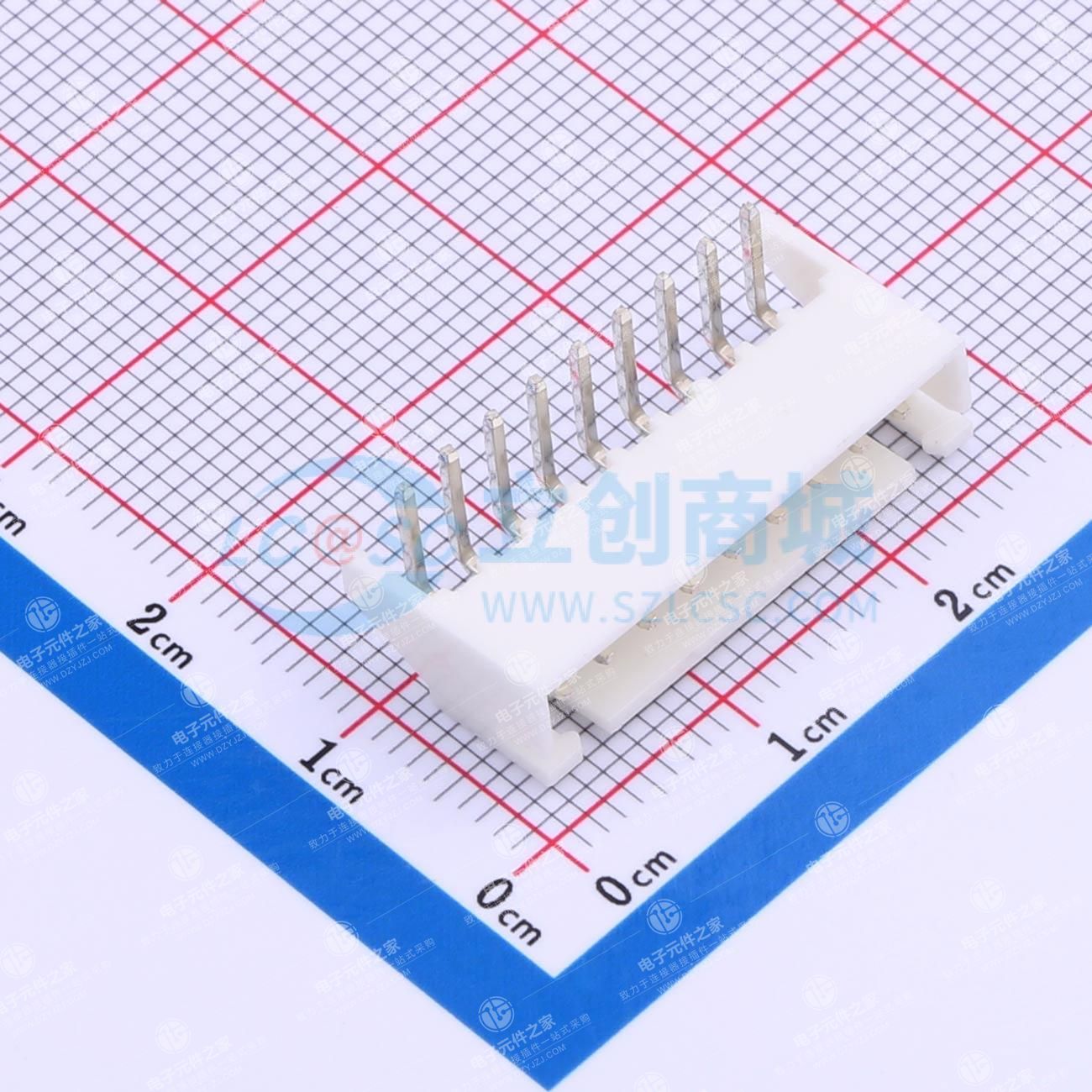 1x9P 间距:2.5mm 弯插