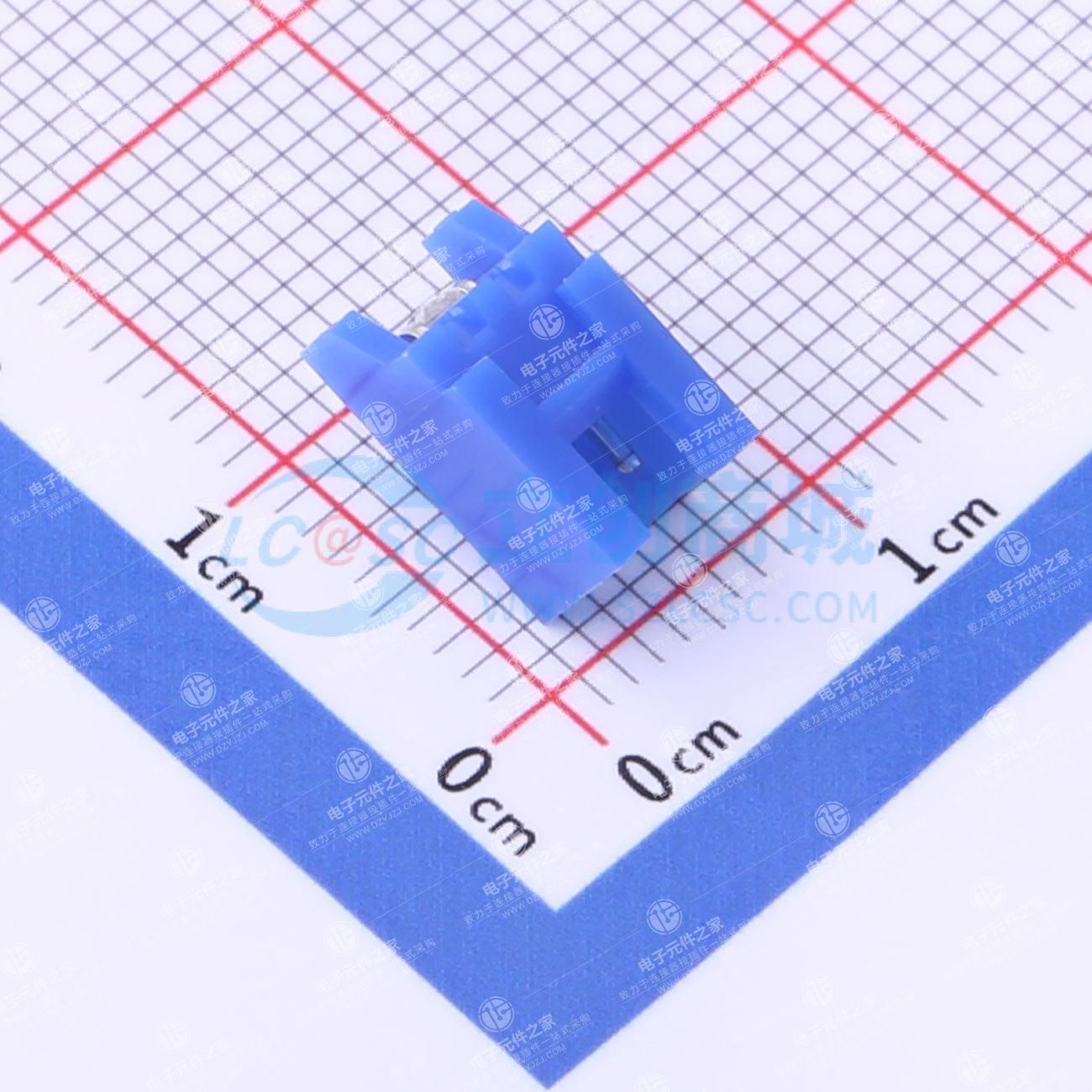 1x2P 间距:2mm 弯插