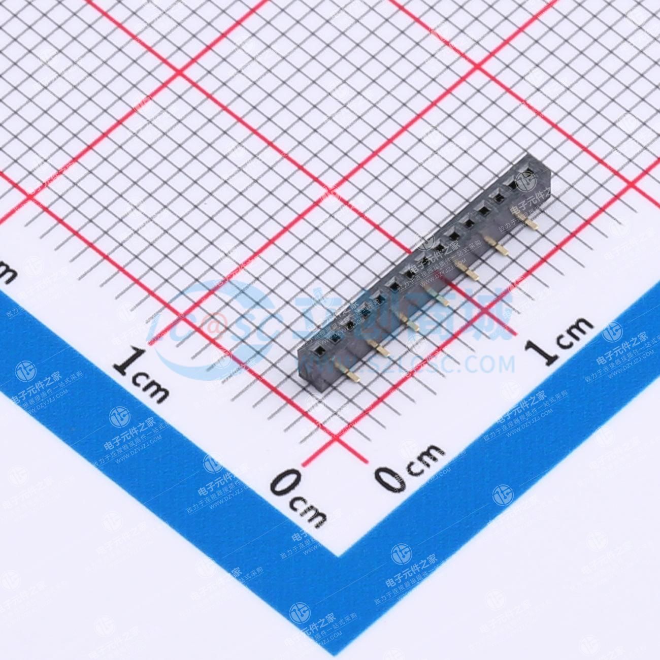 1x15P 间距:1mm 立贴