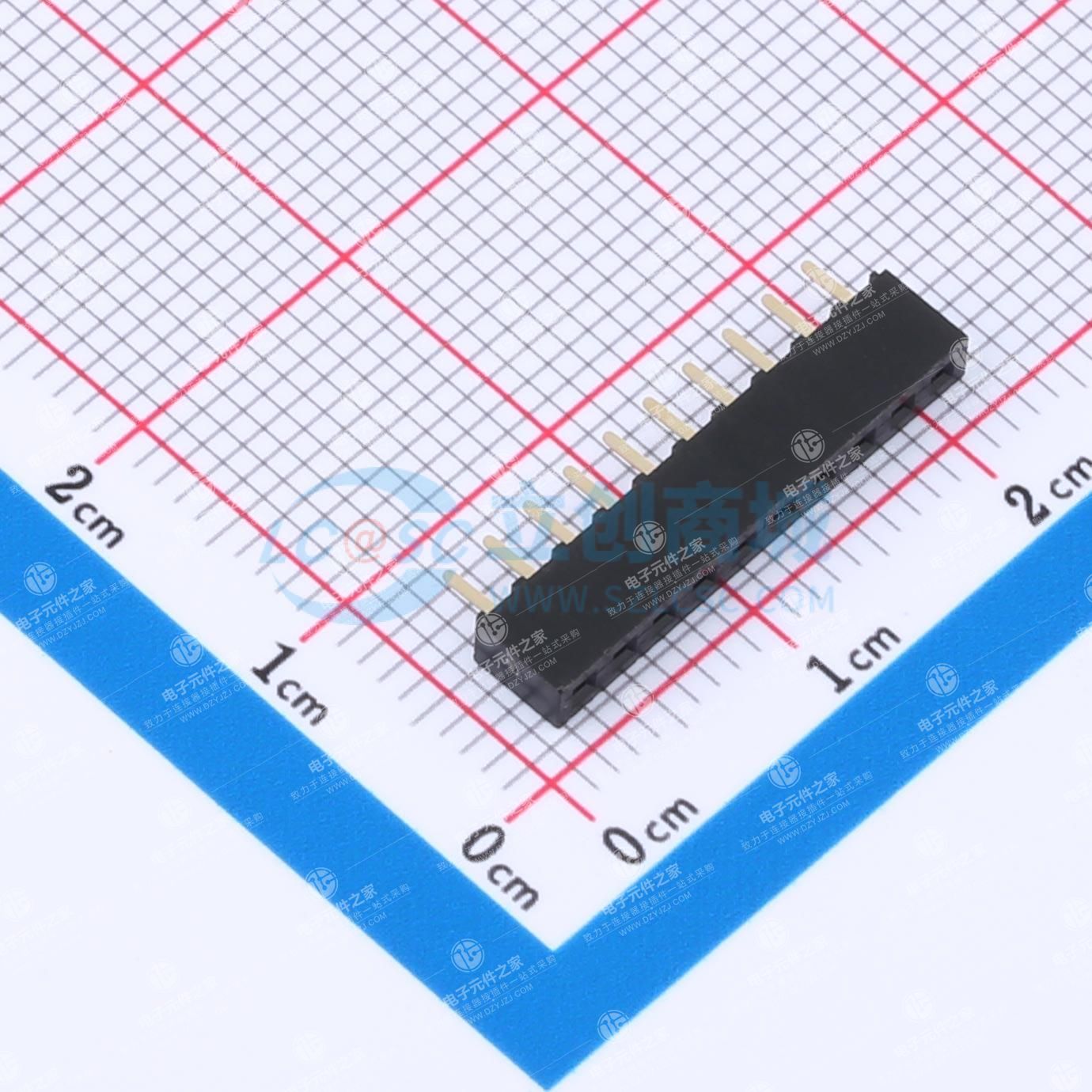 1x10P 间距:2mm 直插