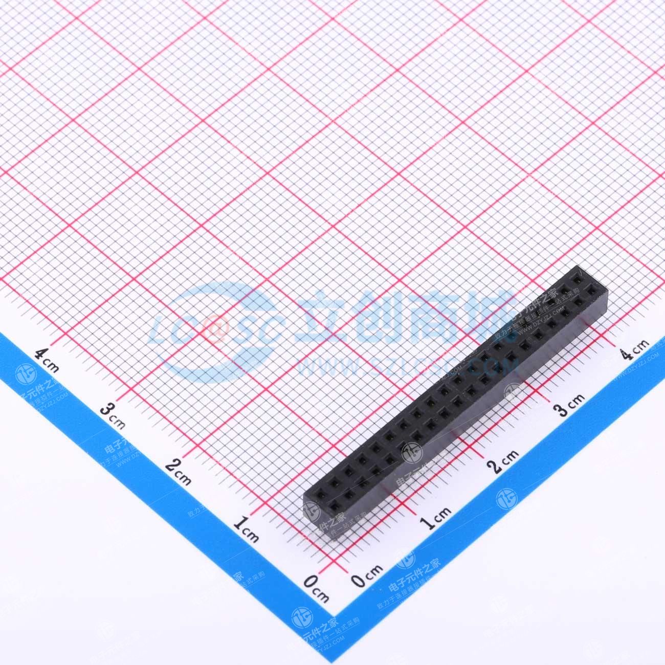 2x20P 间距:2mm 直插