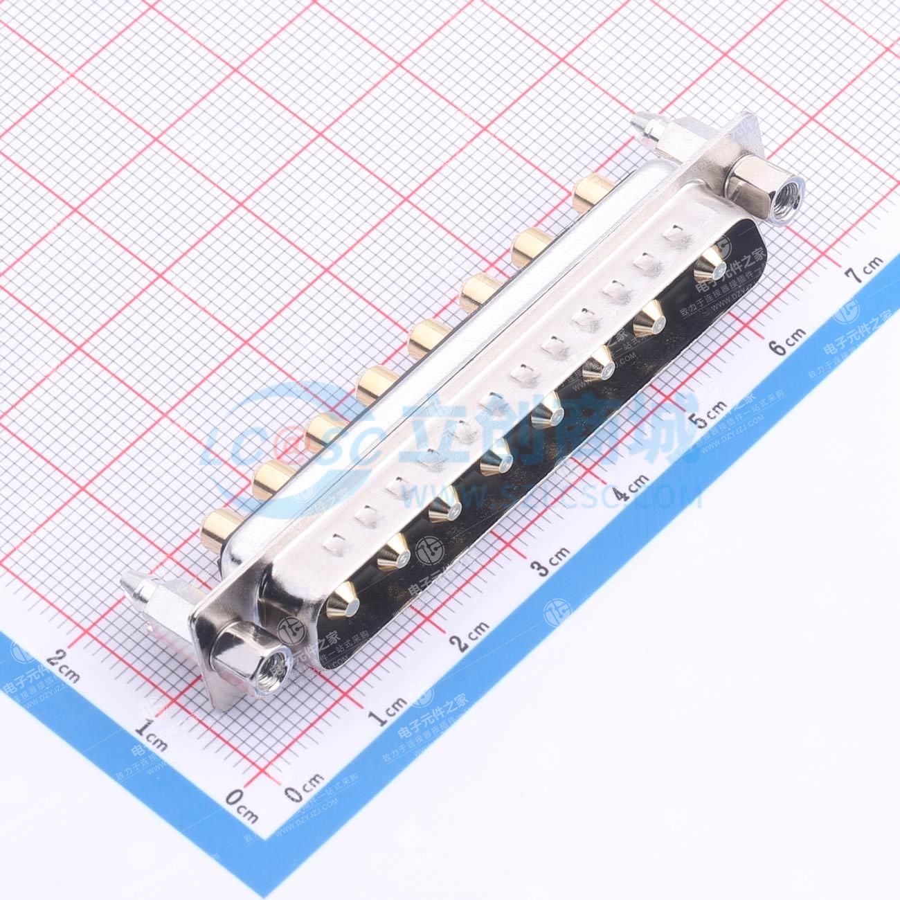 DWS-8W8M 公头 直插 全金 铆7.0鱼叉锁螺丝 40A