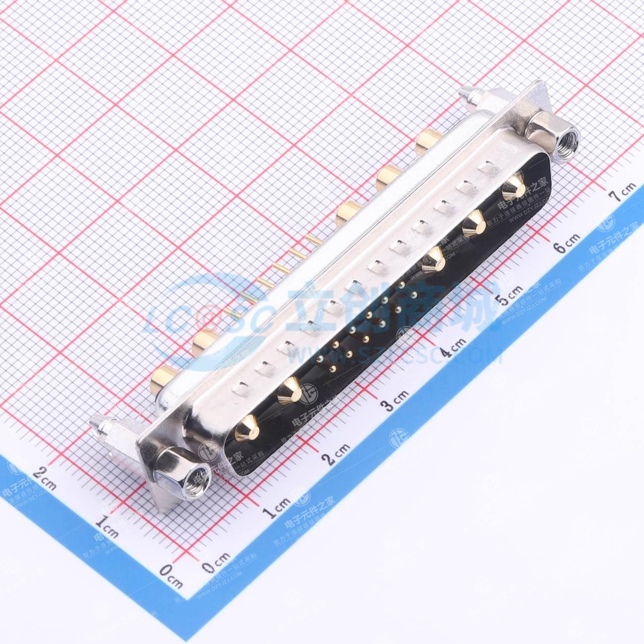 DWS-17W5M 公头 直插 全金 铆7.0鱼叉锁螺丝 40A