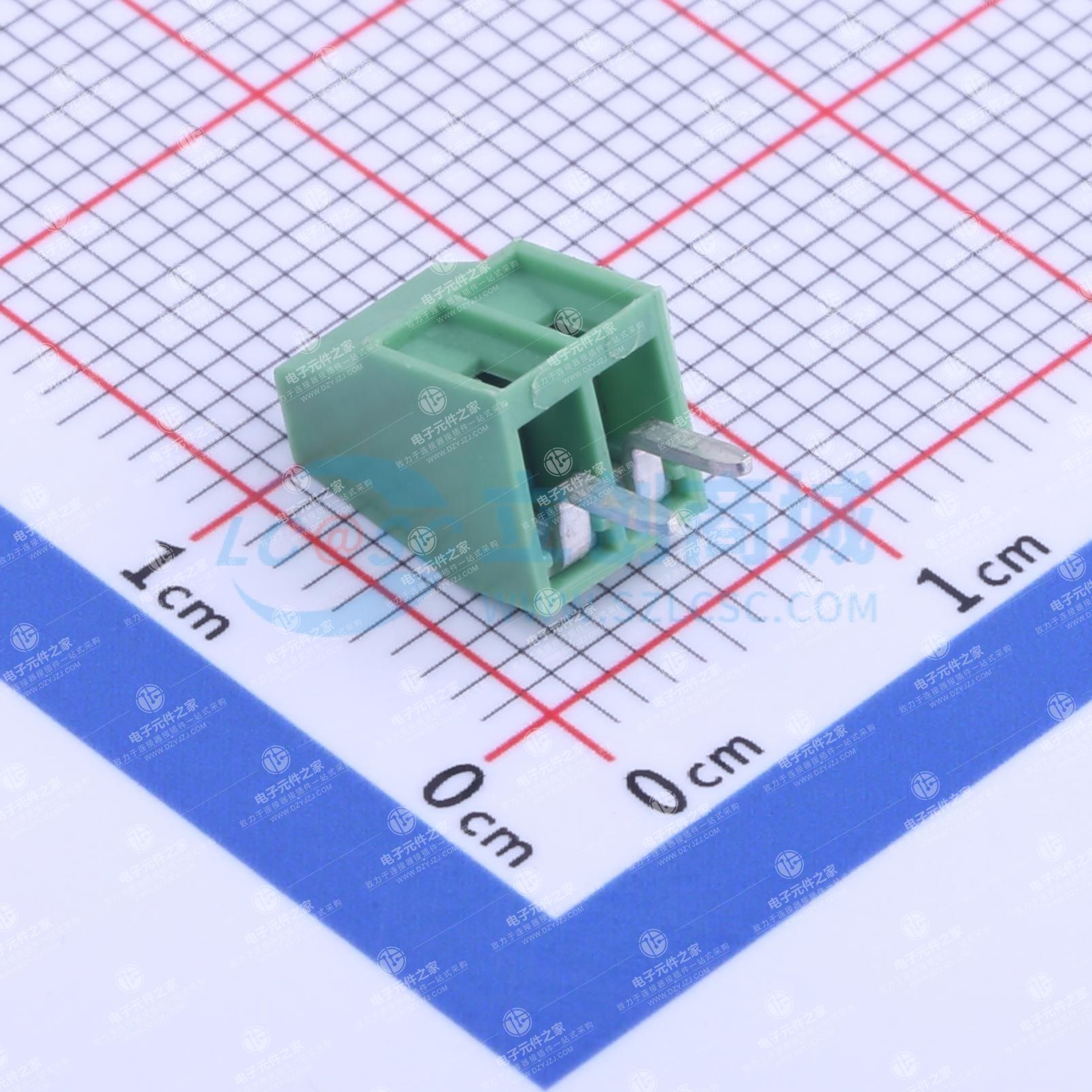 1x2P 2.54mm 直插 排数:1 每排P数:2